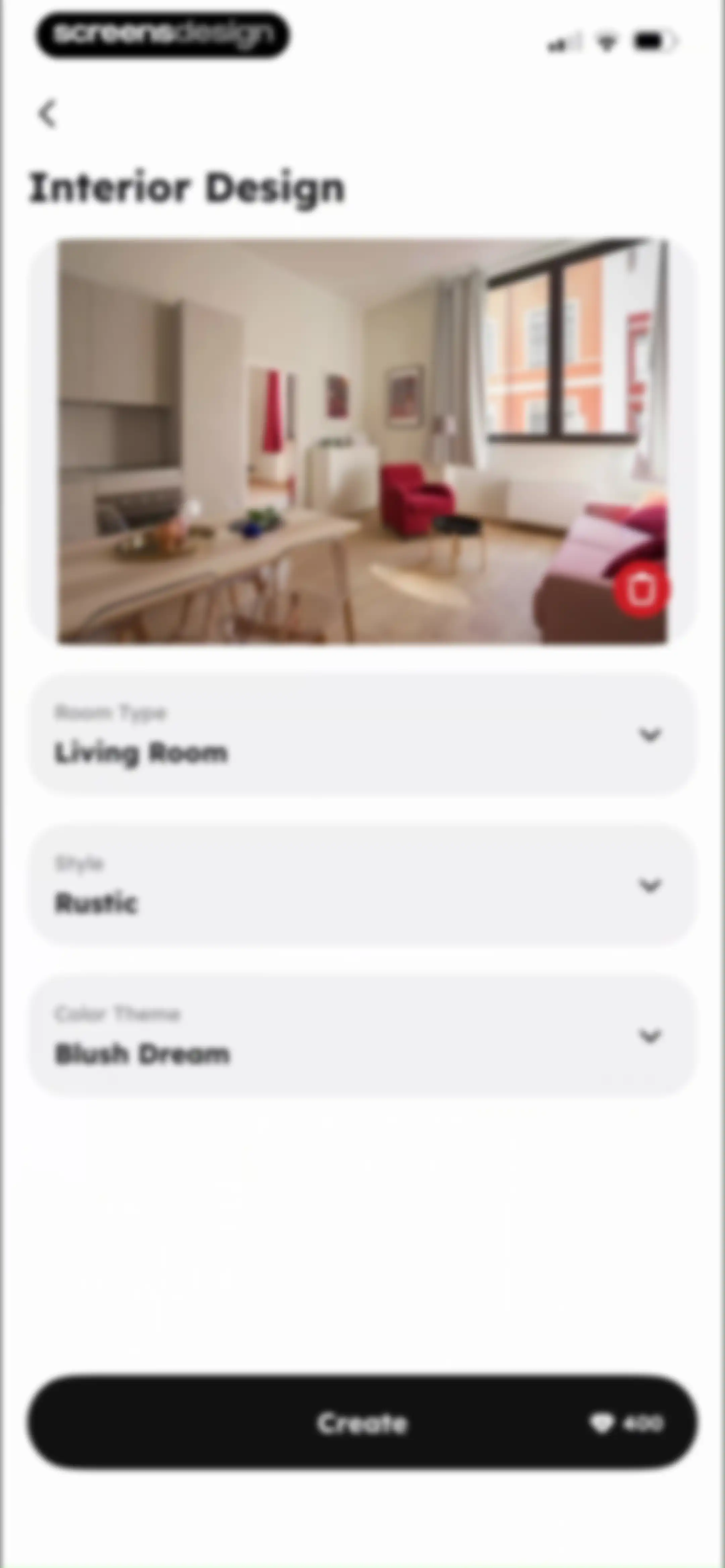 House AI: AI Room Design, Home screen 23