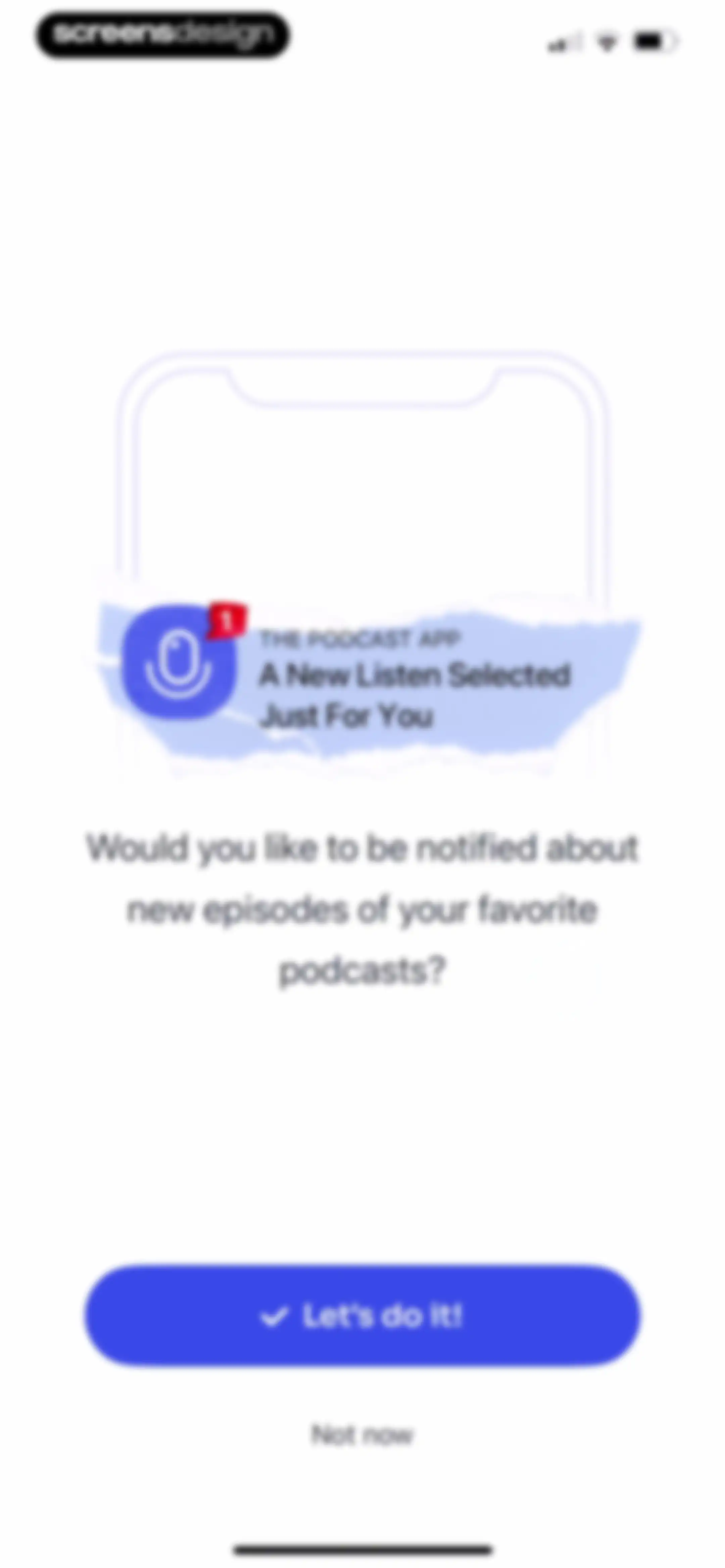 Podcast App screen 10