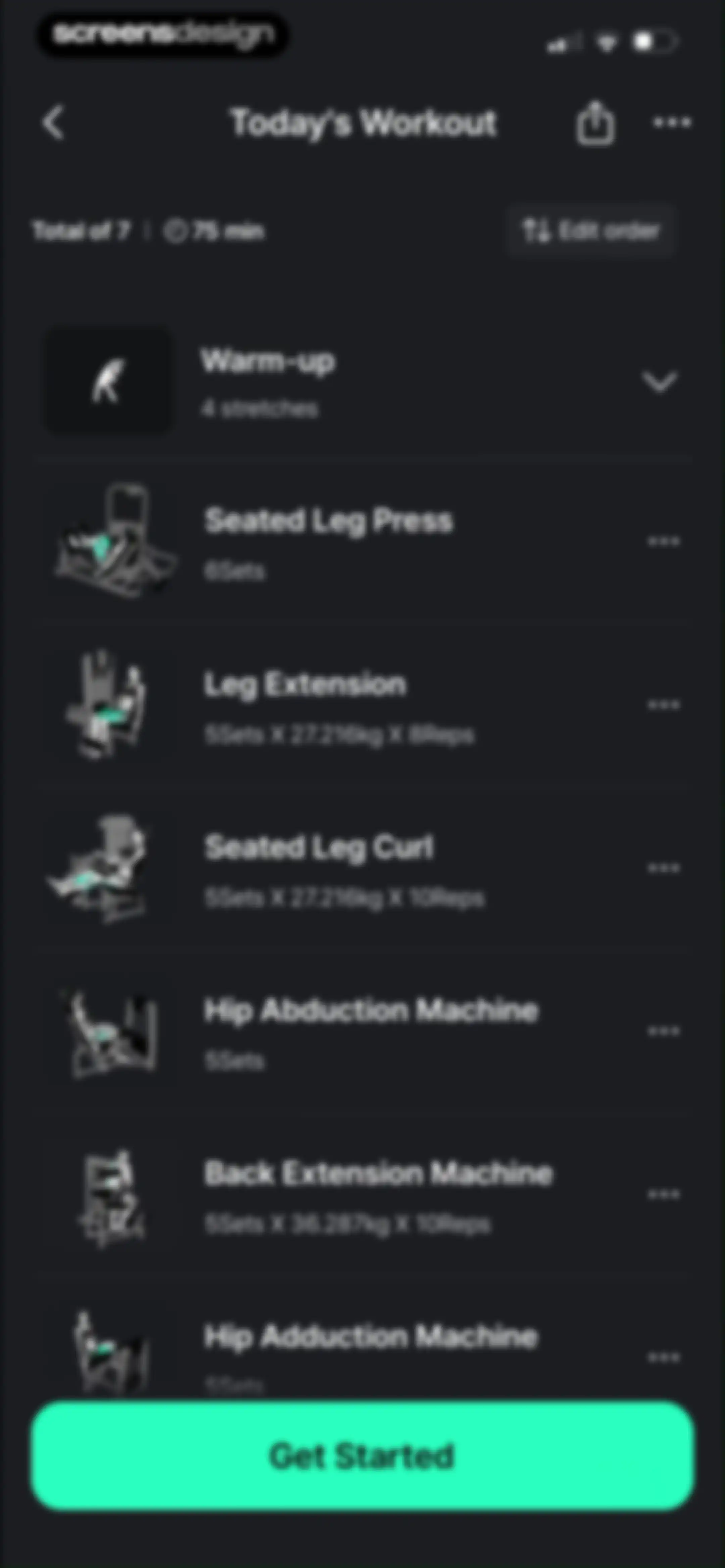 Planfit AI Gym Workout Planner screen 188