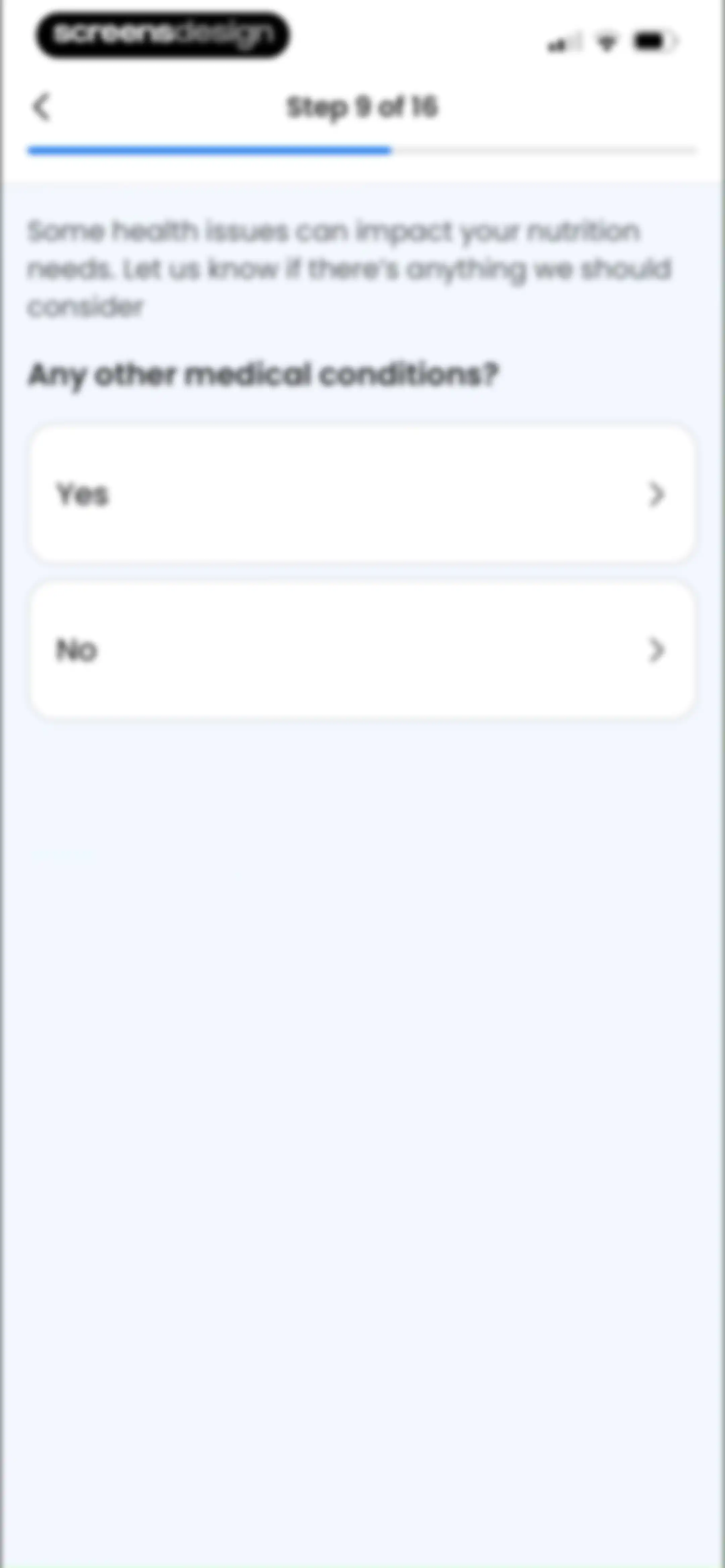 MyDiabetes: Sugar & Meal Log screen 16