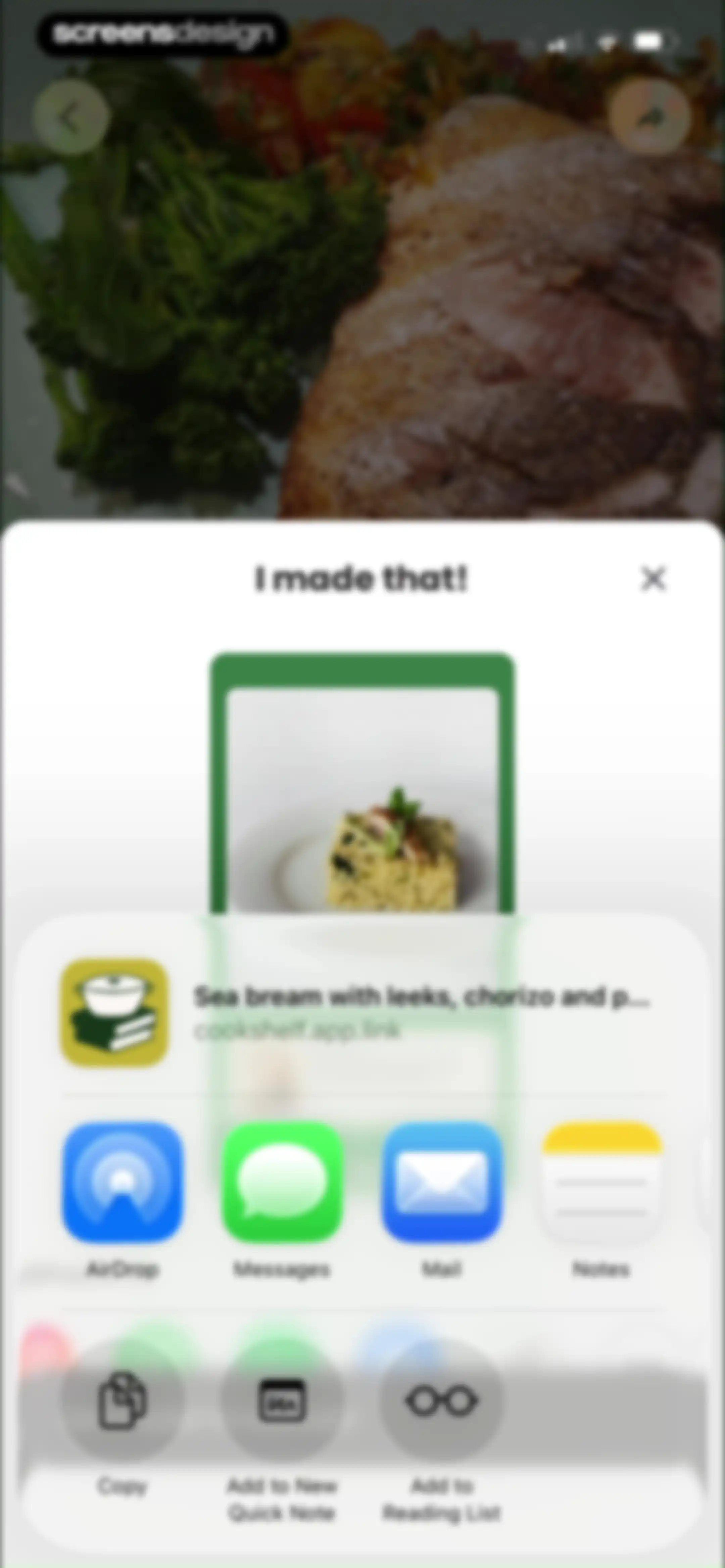 CookShelf: Search Cookbooks screen 54