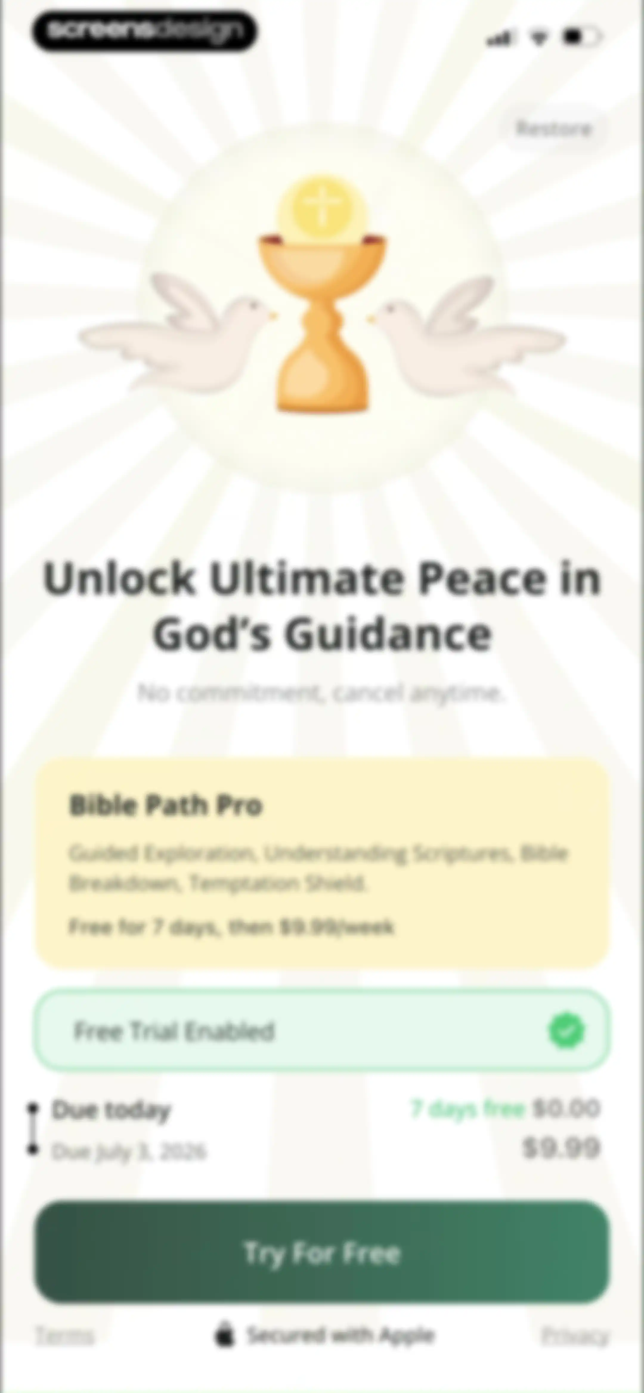 Bible Path: Prayers & Widgets screen 18