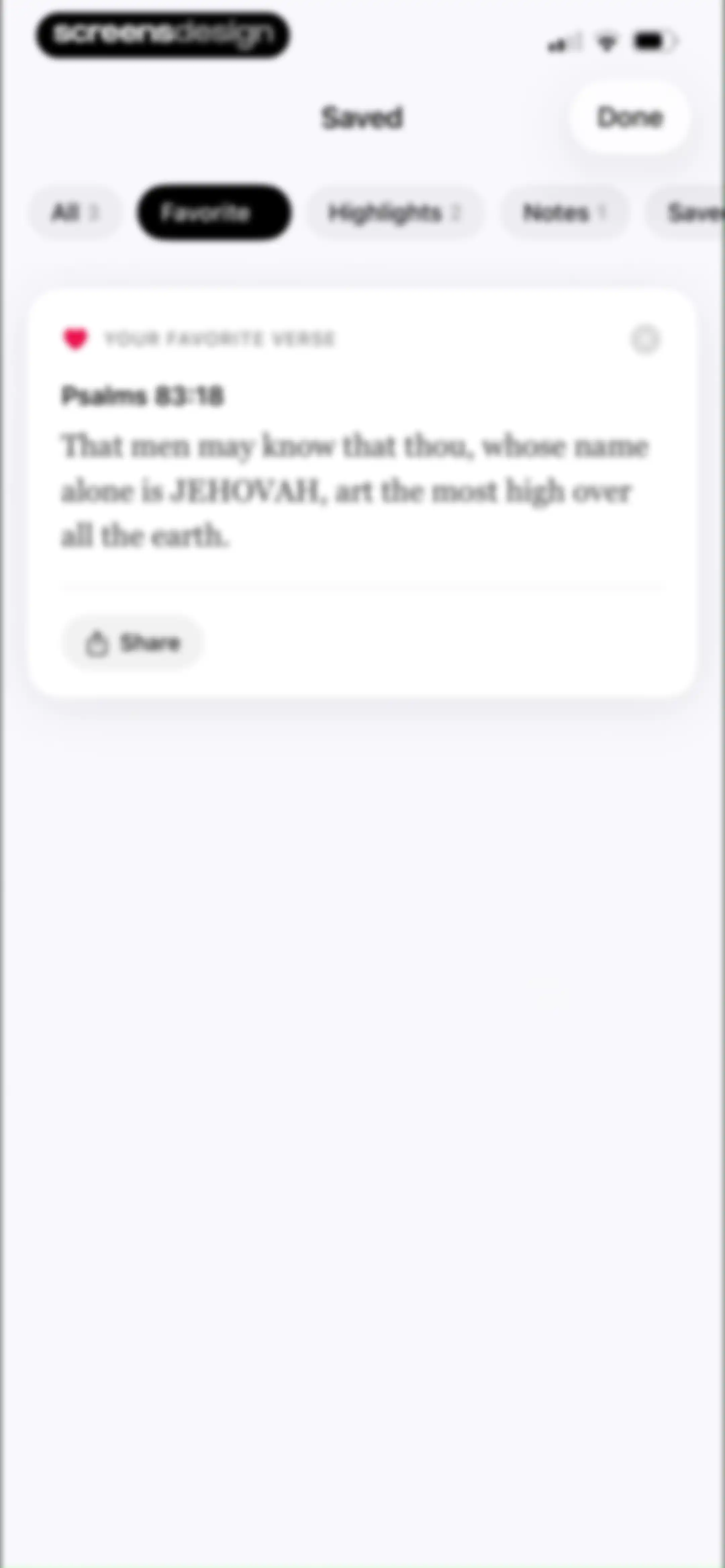 Bible Word Study screen 68