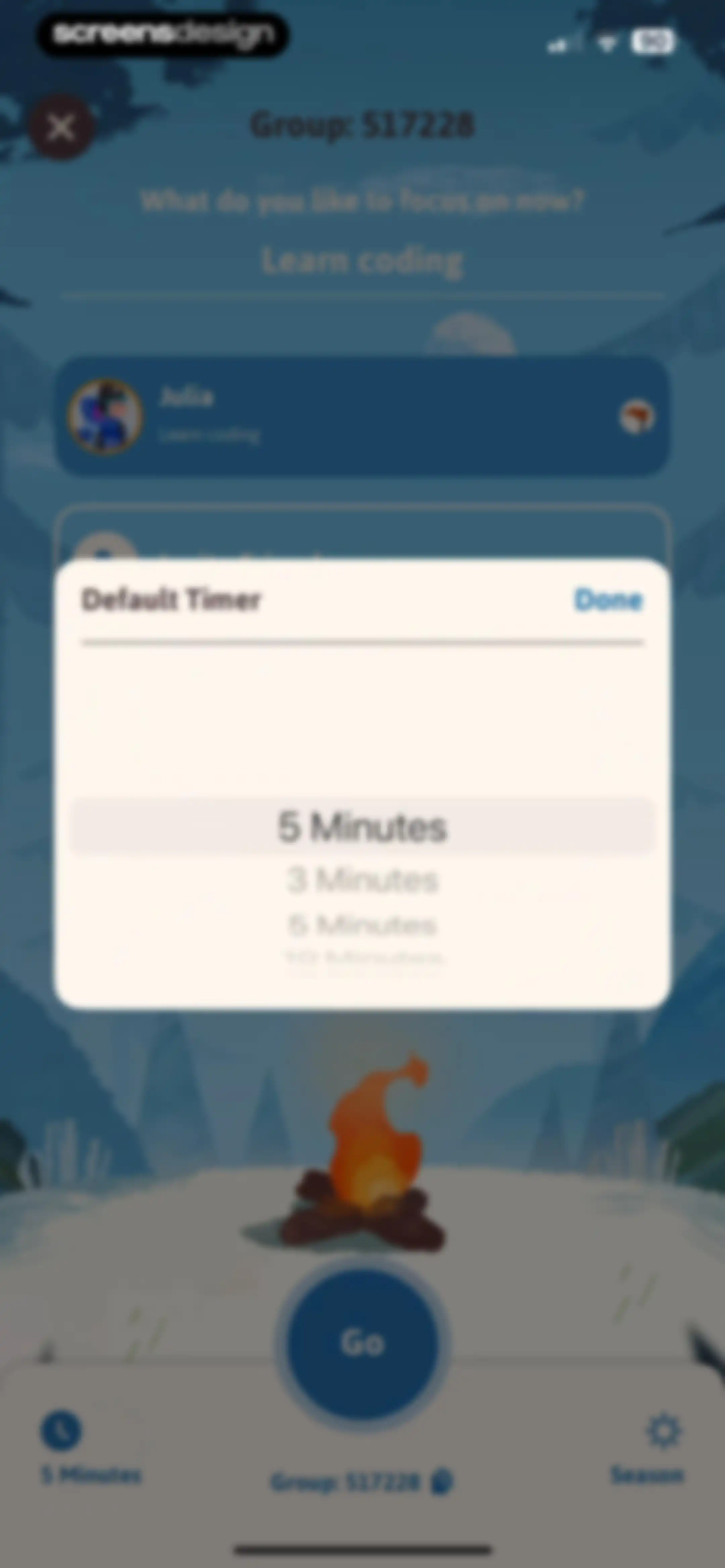 Focus Traveller - Flow Timer screen 47
