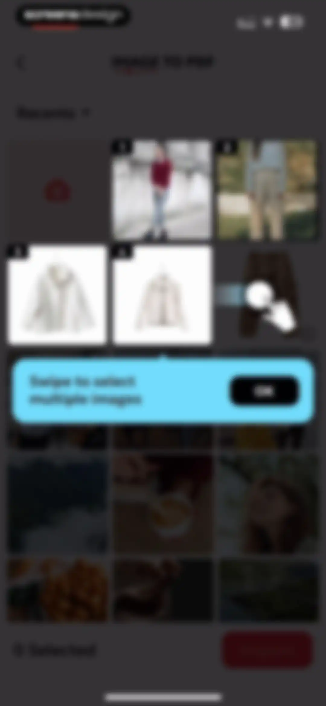 Image to PDF Converter · Edit screen 16
