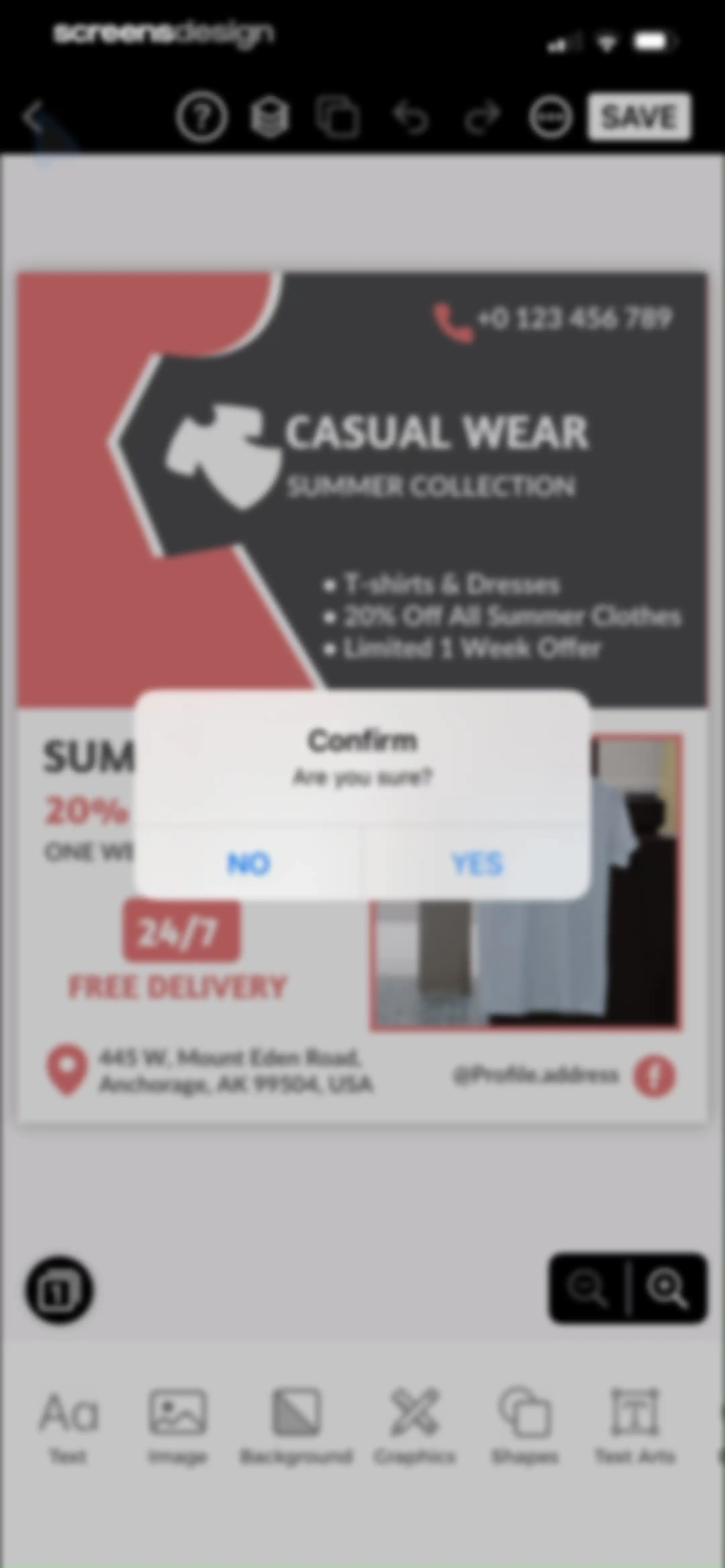 Flyer Maker + Poster Maker screen 147