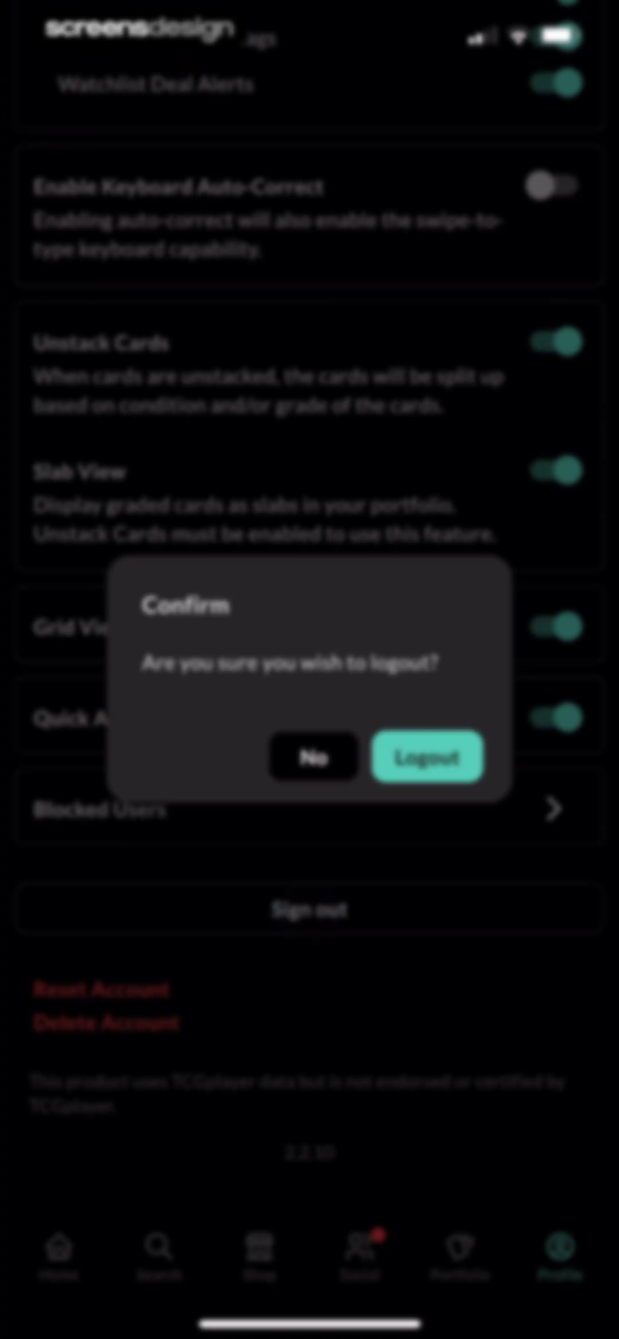 Collectr - TCG Collector App screen 123