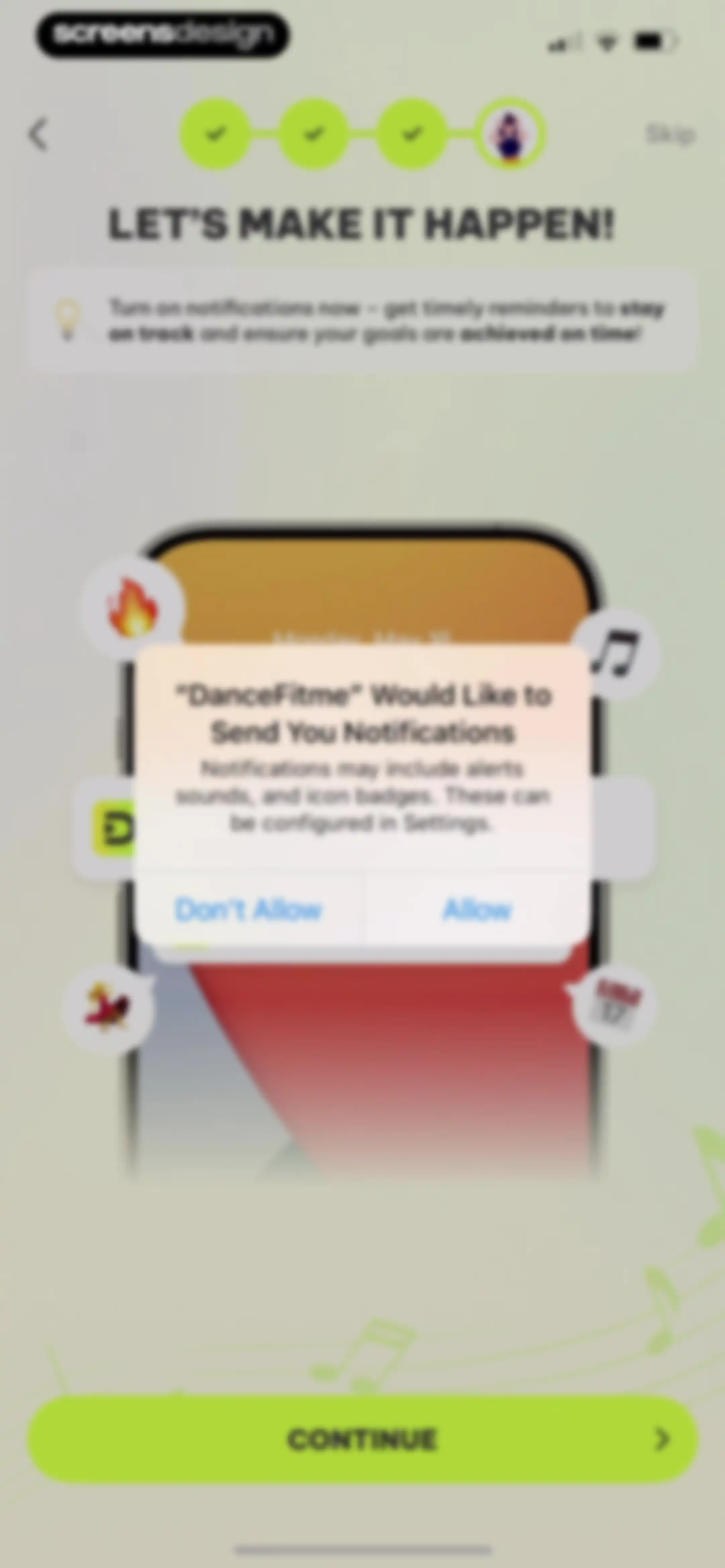 Dancefitme: Fun weight loss screen 30