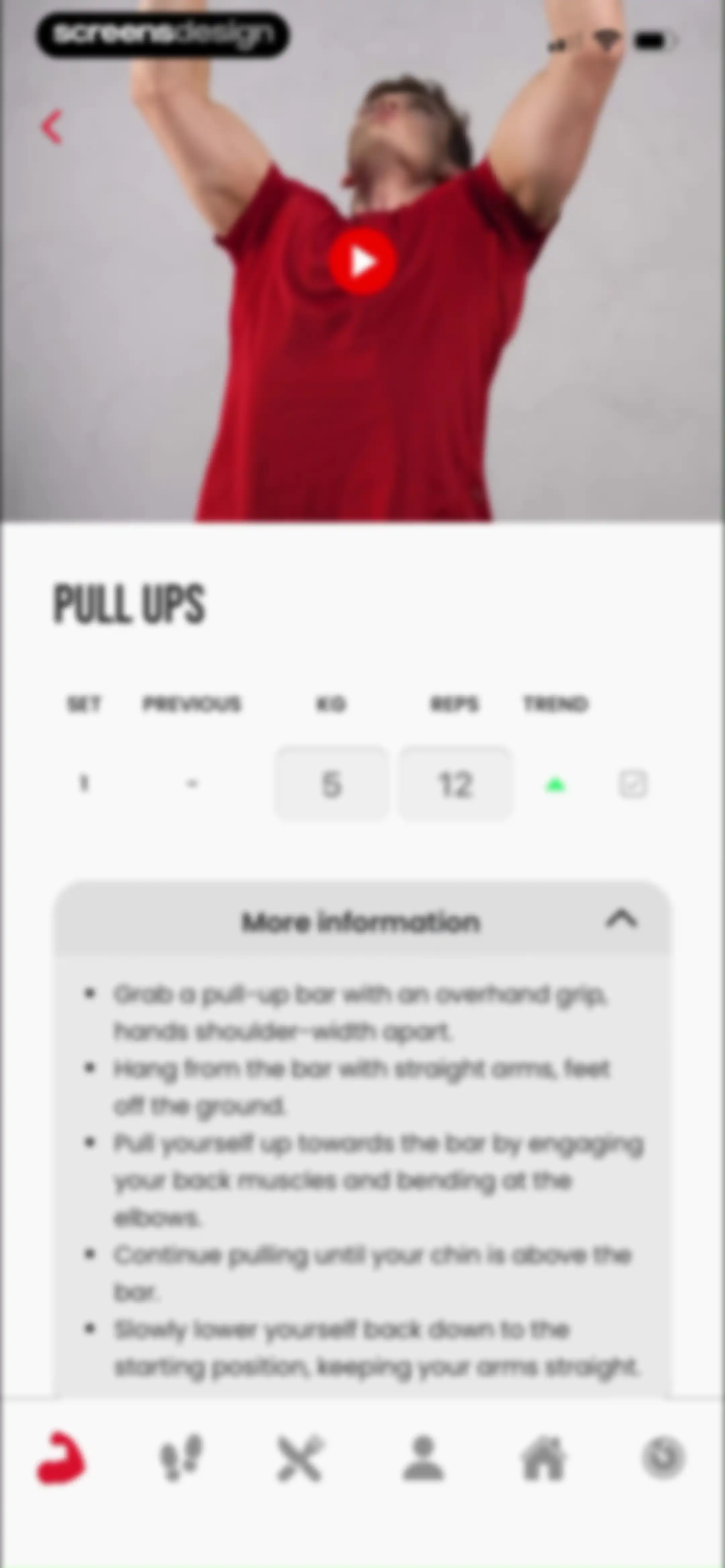 90 Day Challenge screen 47