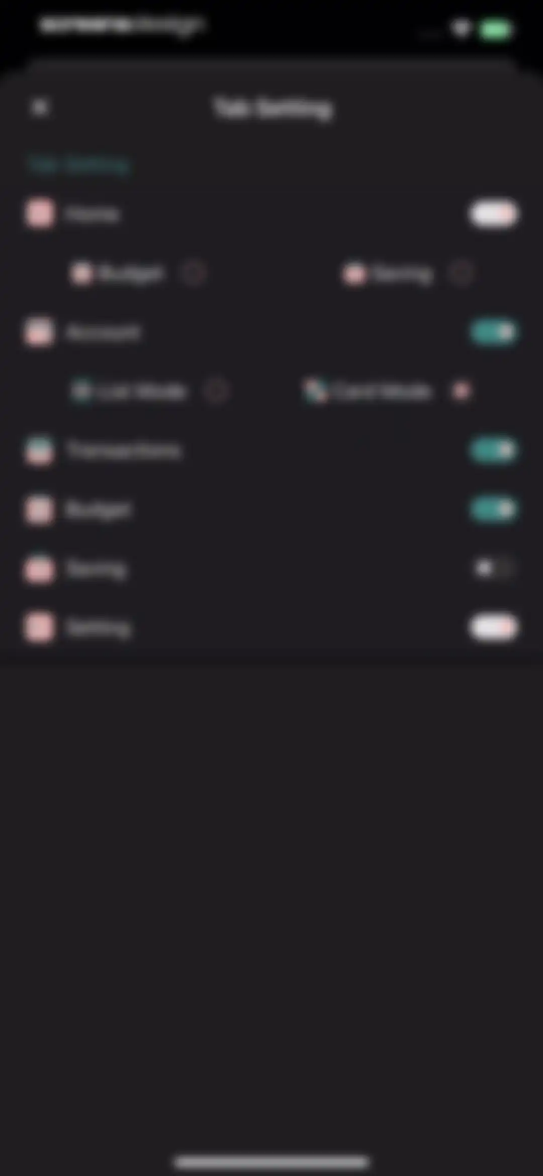 Budget app - spending tracker screen 94