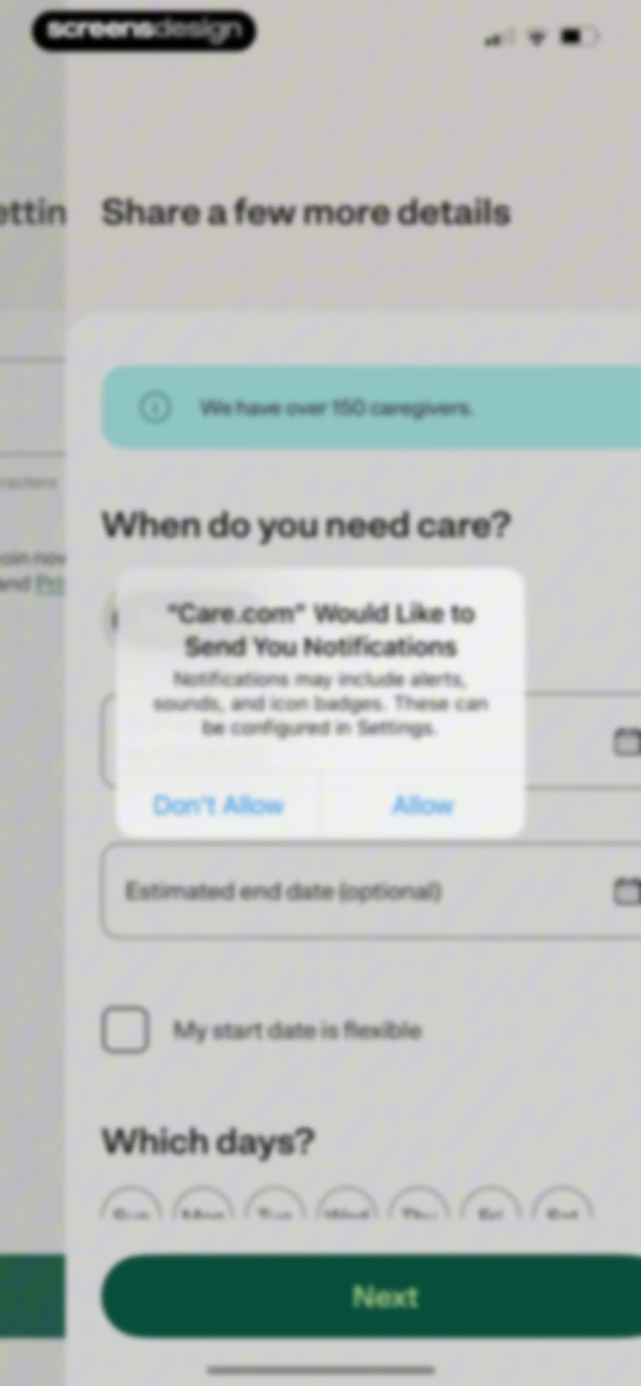 Care.com: Hire Caregivers screen 17