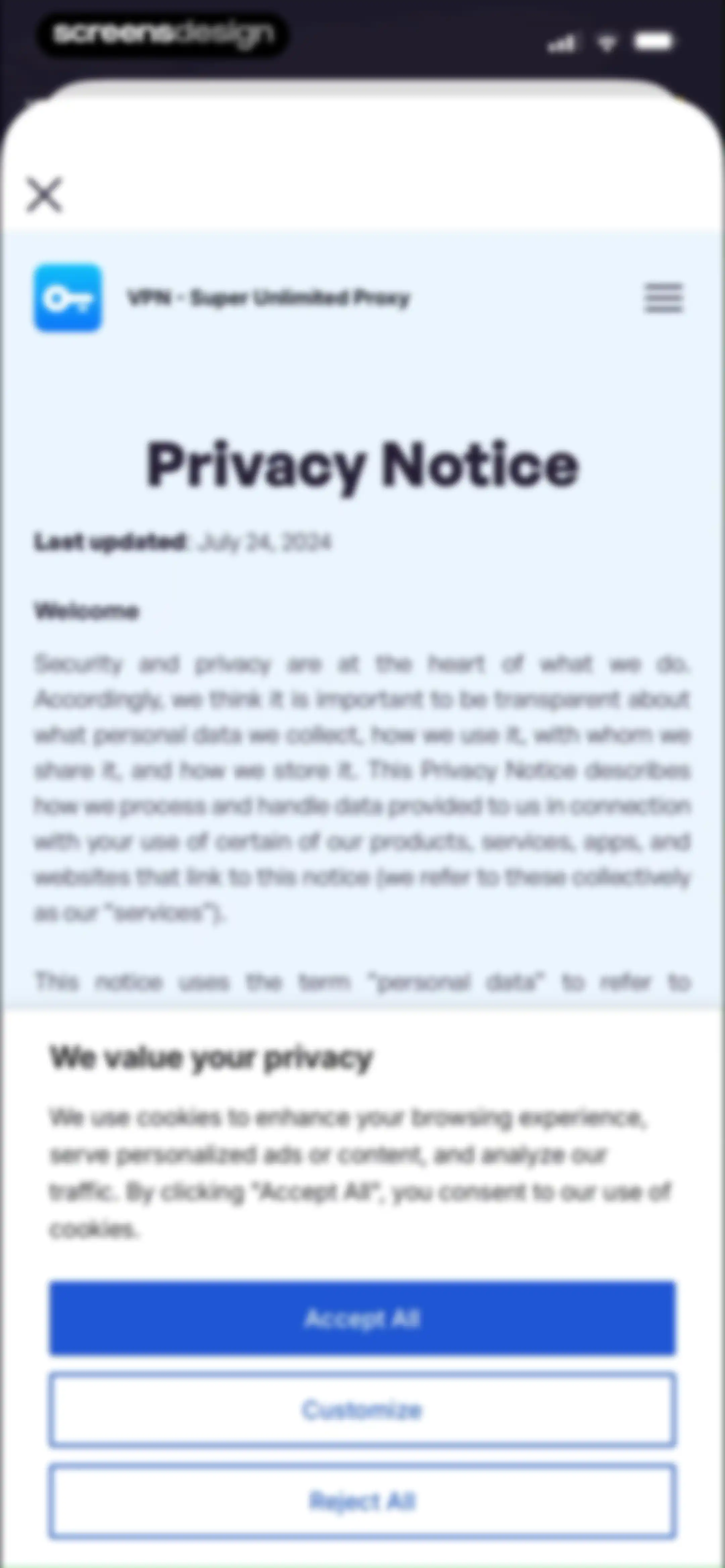 VPN - Fast VPN Proxy screen 25