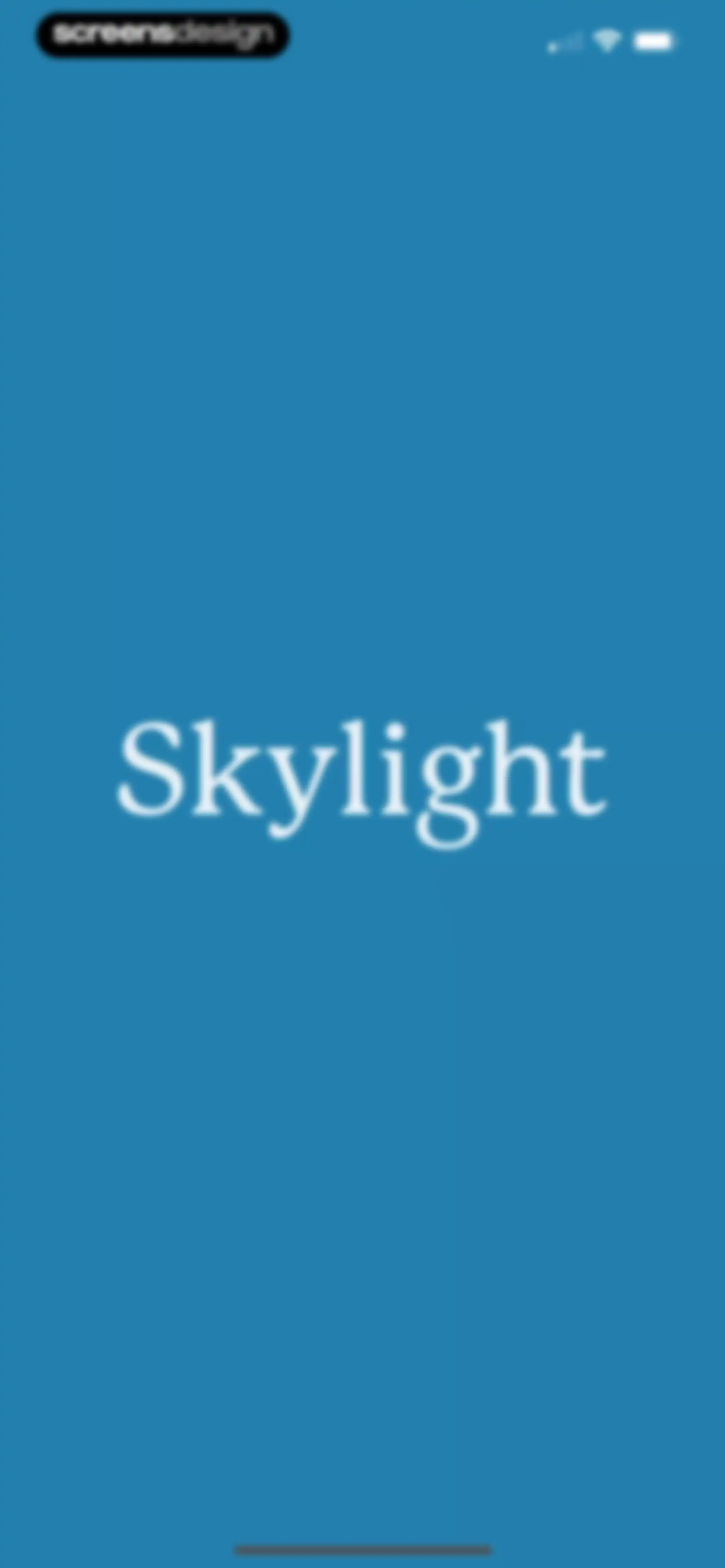 Skylight App screen 1