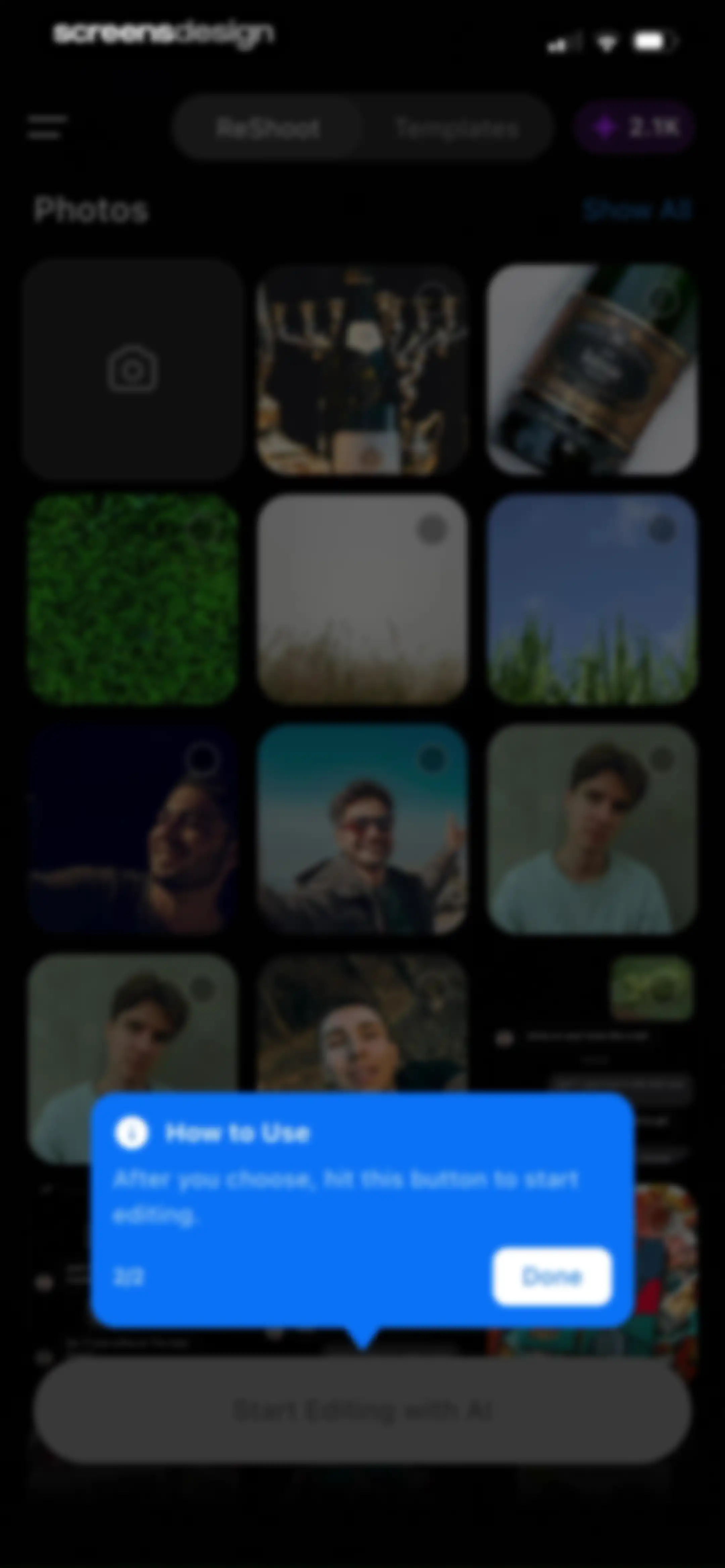 ReShoot: AI Photos & Edits screen 15