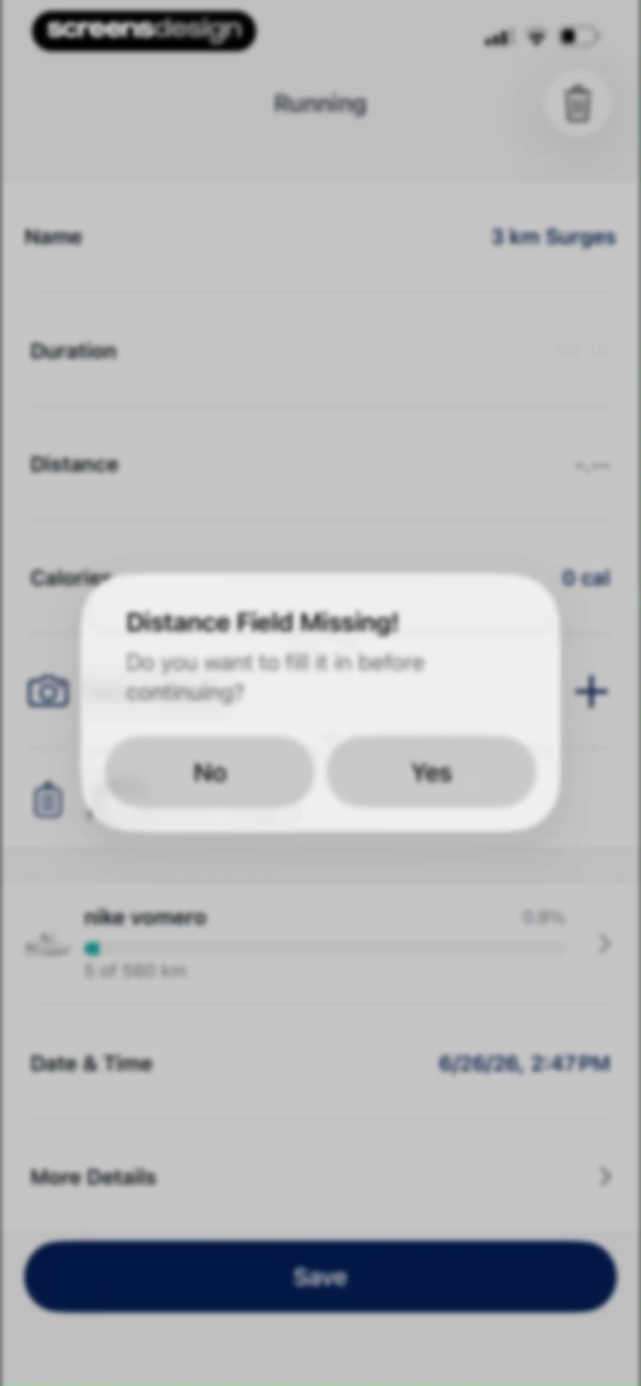 ASICS Runkeeper—Run Tracker screen 129