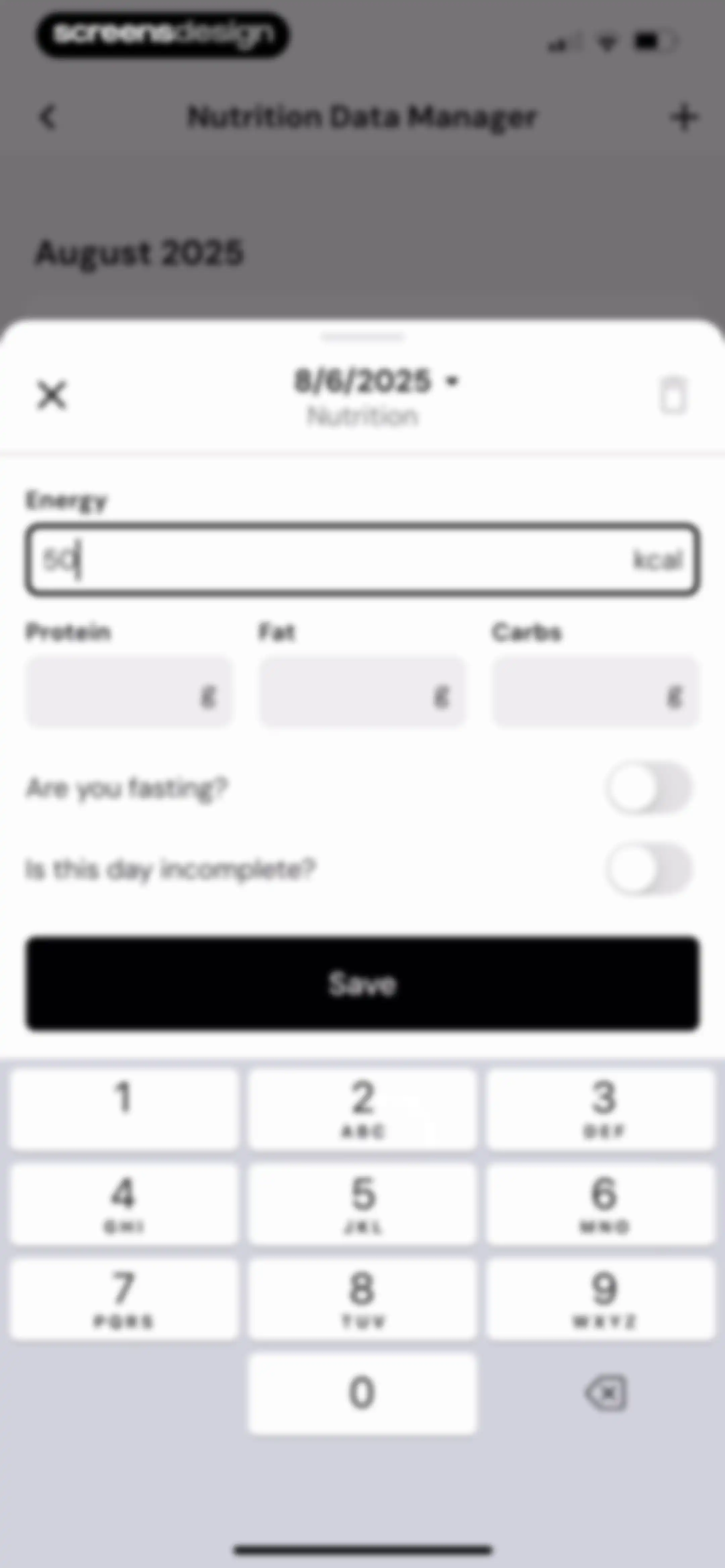 MacroFactor - Macro Tracker screen 100