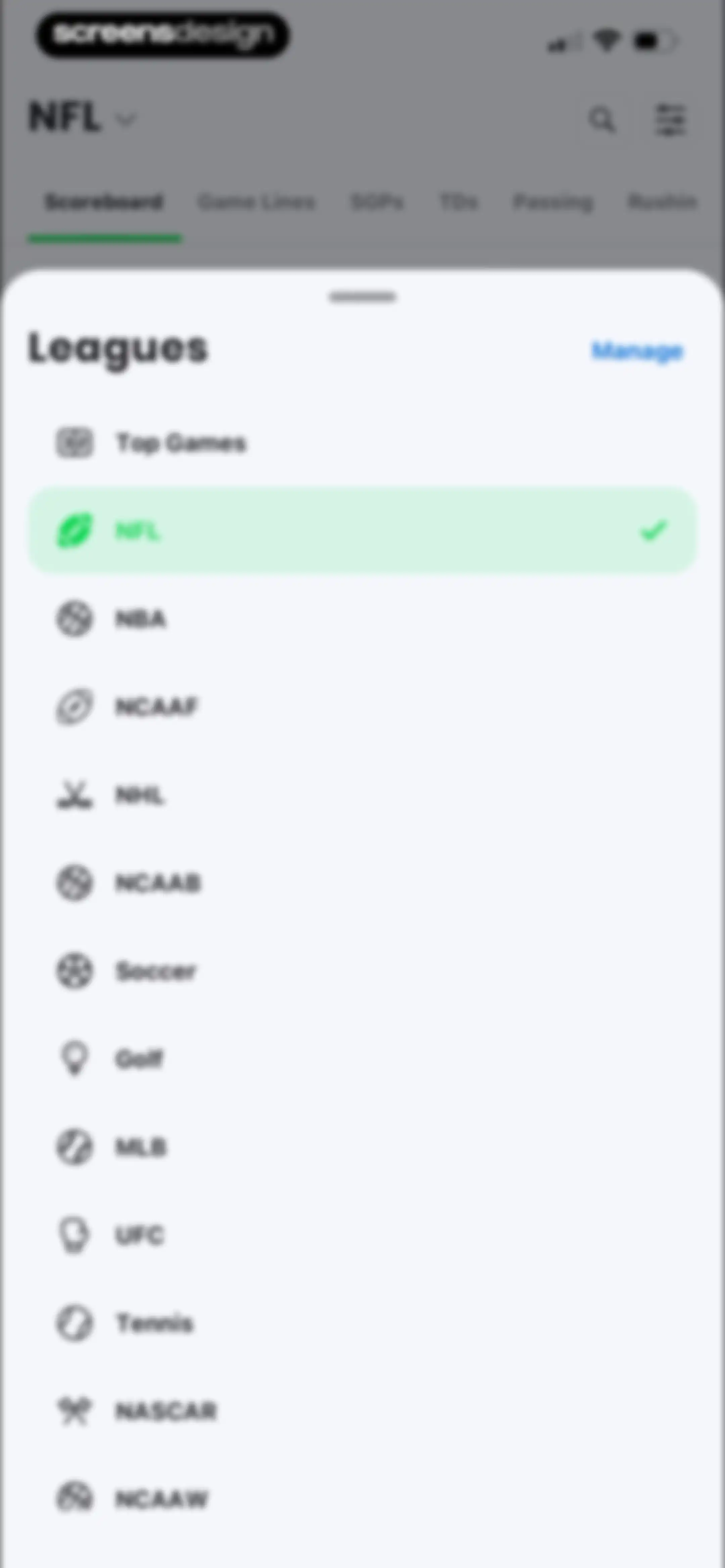 Action Network: Sports Betting screen 107