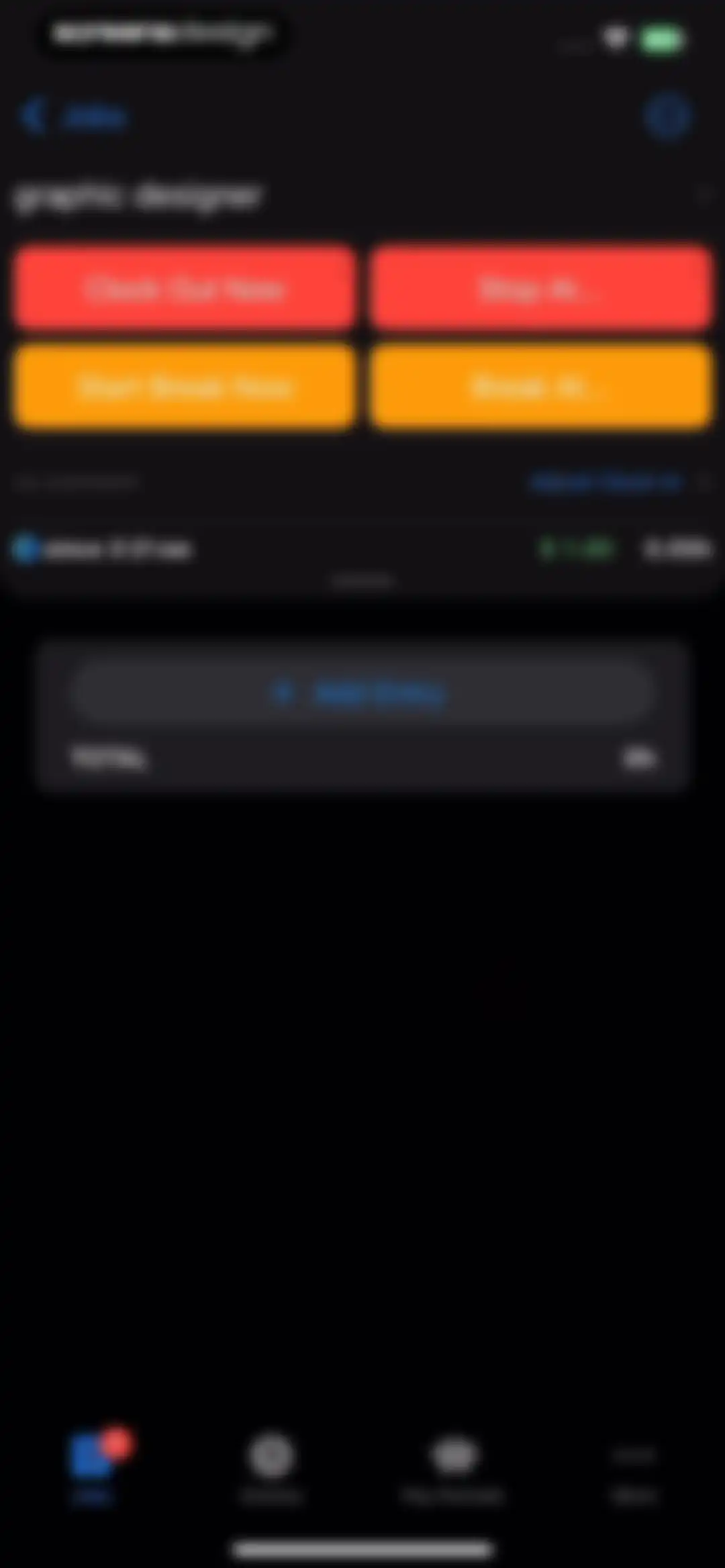 Hours Tracker: Time Tracking screen 39