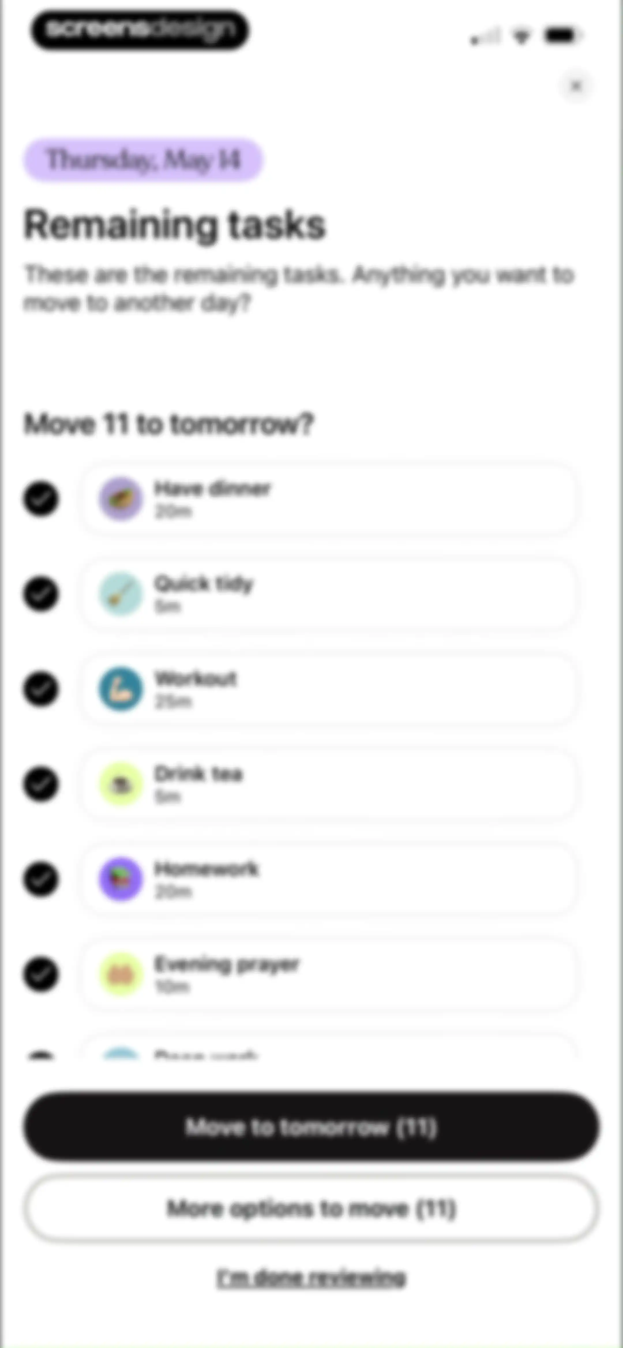 Tiimo: To Do List & AI Planner screen 84