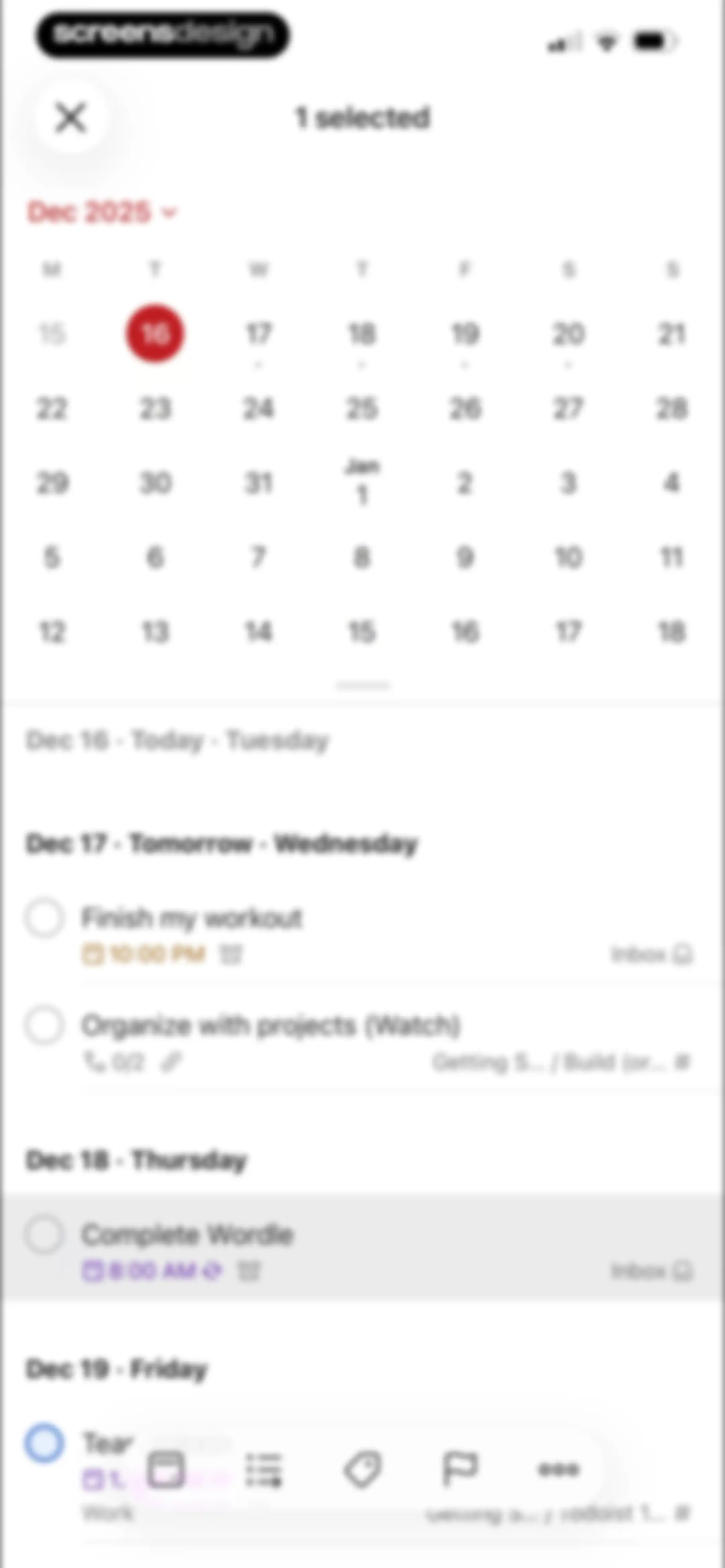 Todoist: To Do List & Calendar screen 122