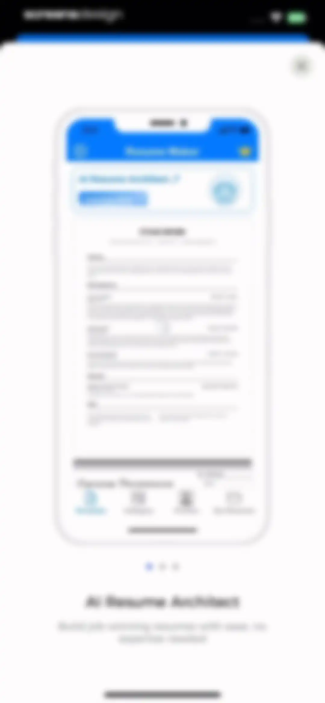AI Resume Creator: CV Builder screen 55