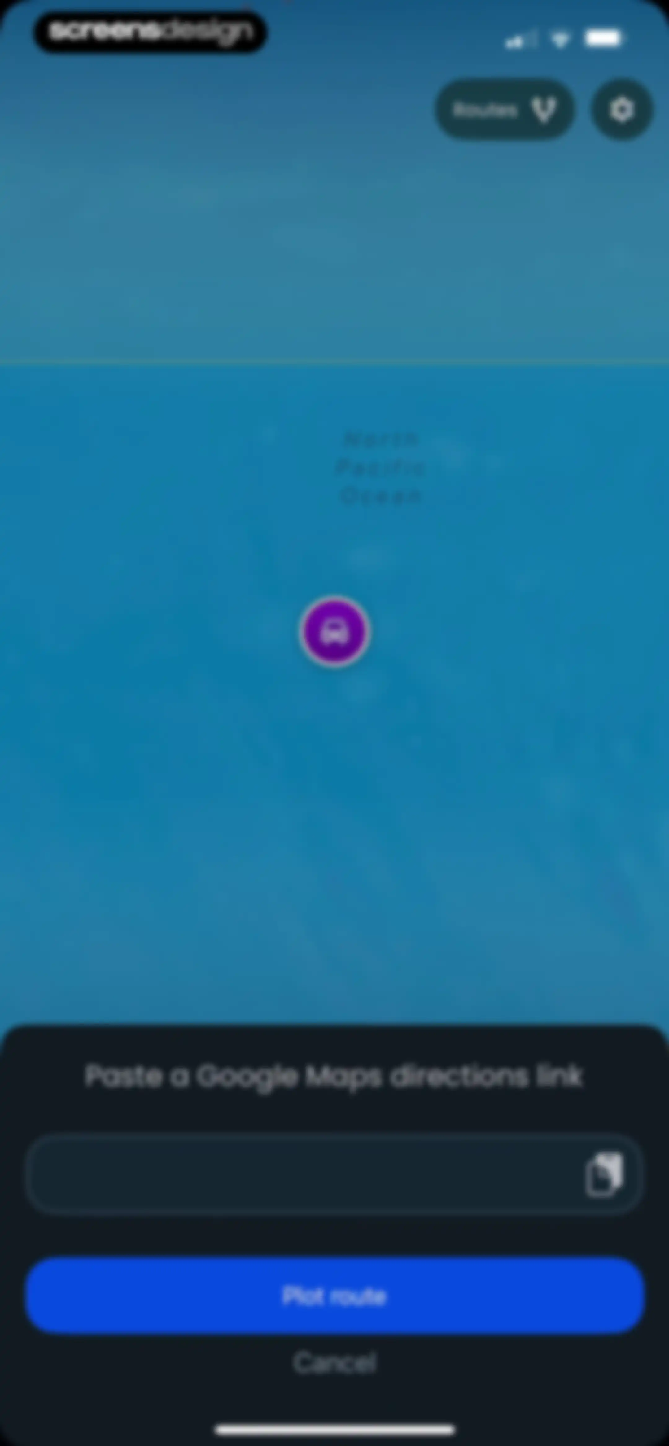 TravelAnimator: Journey Route screen 97