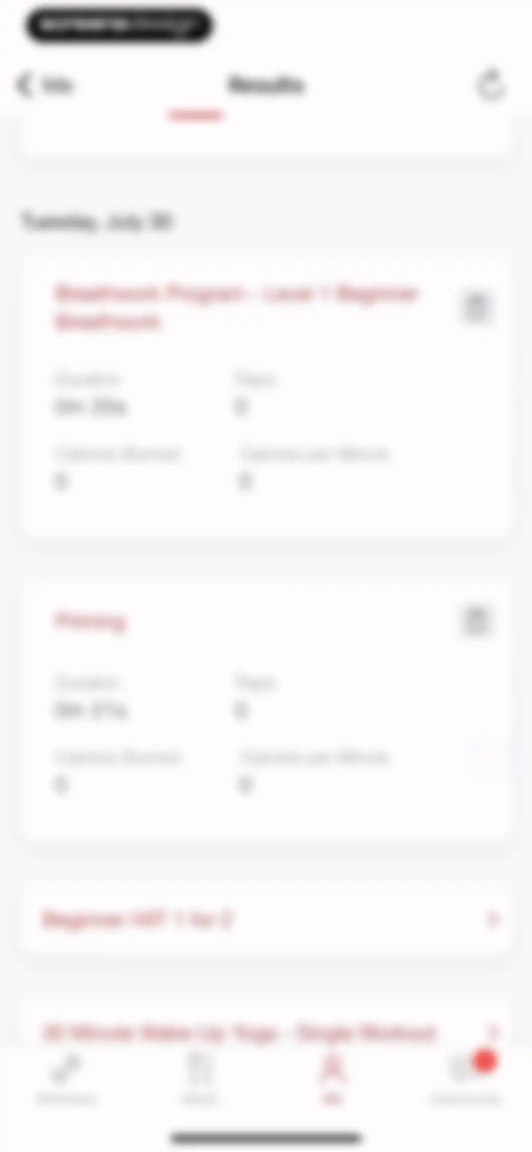 Jillian Michaels | Fitness App screen 98