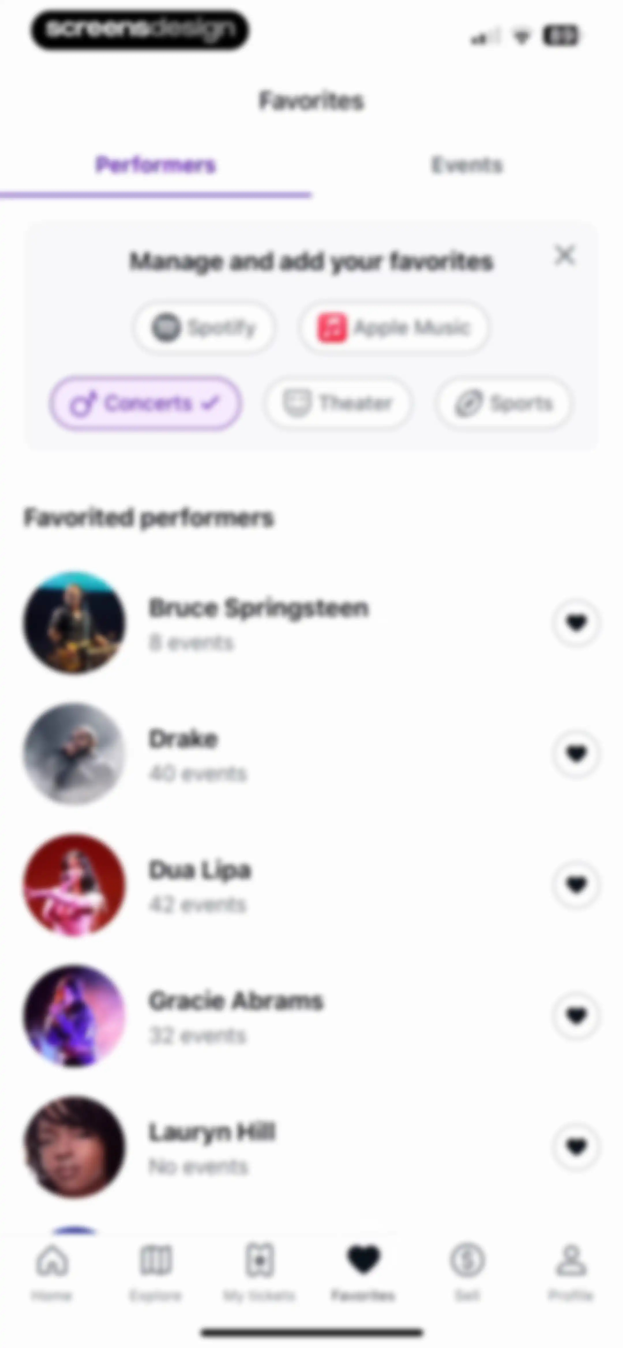 StubHub: Event Tickets screen 71