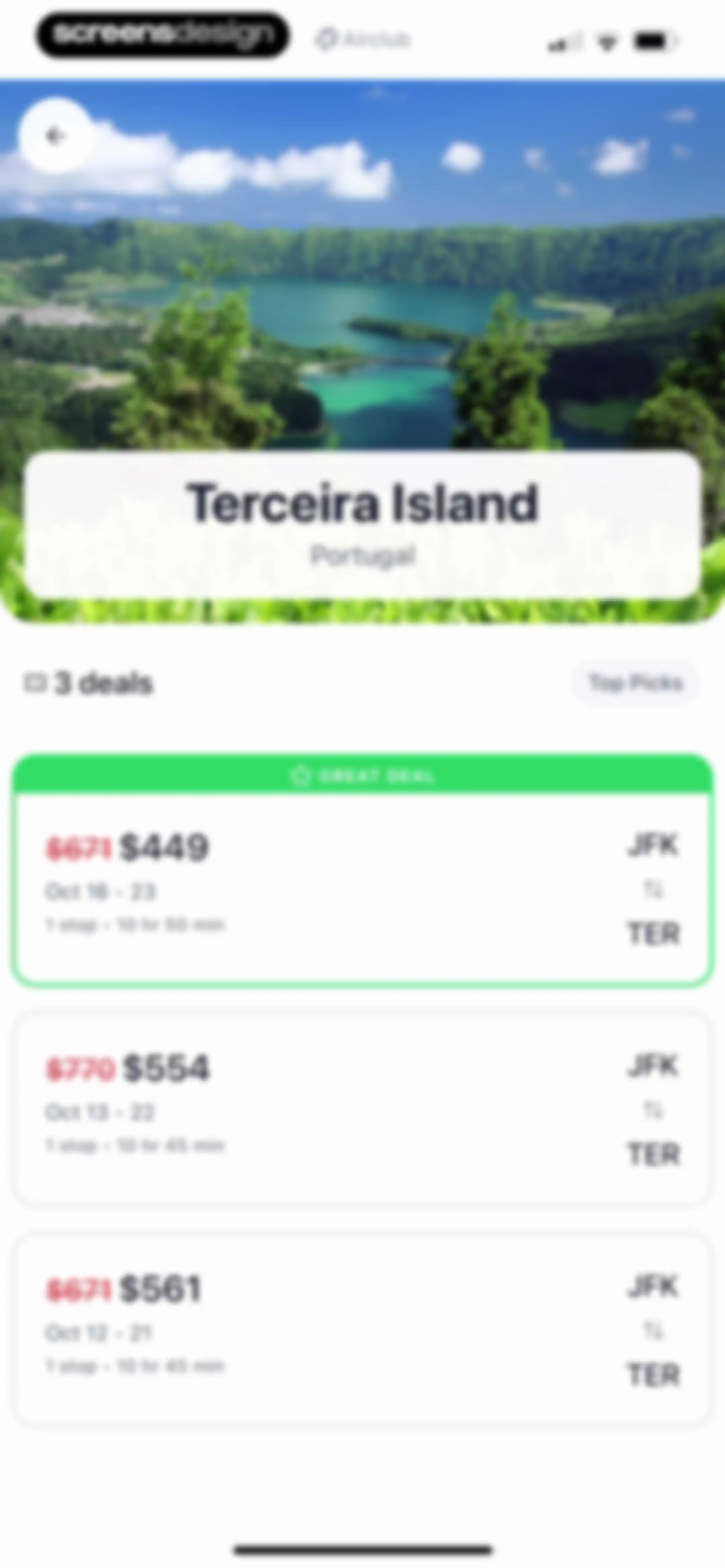 Airclub - Flight Deals screen 59