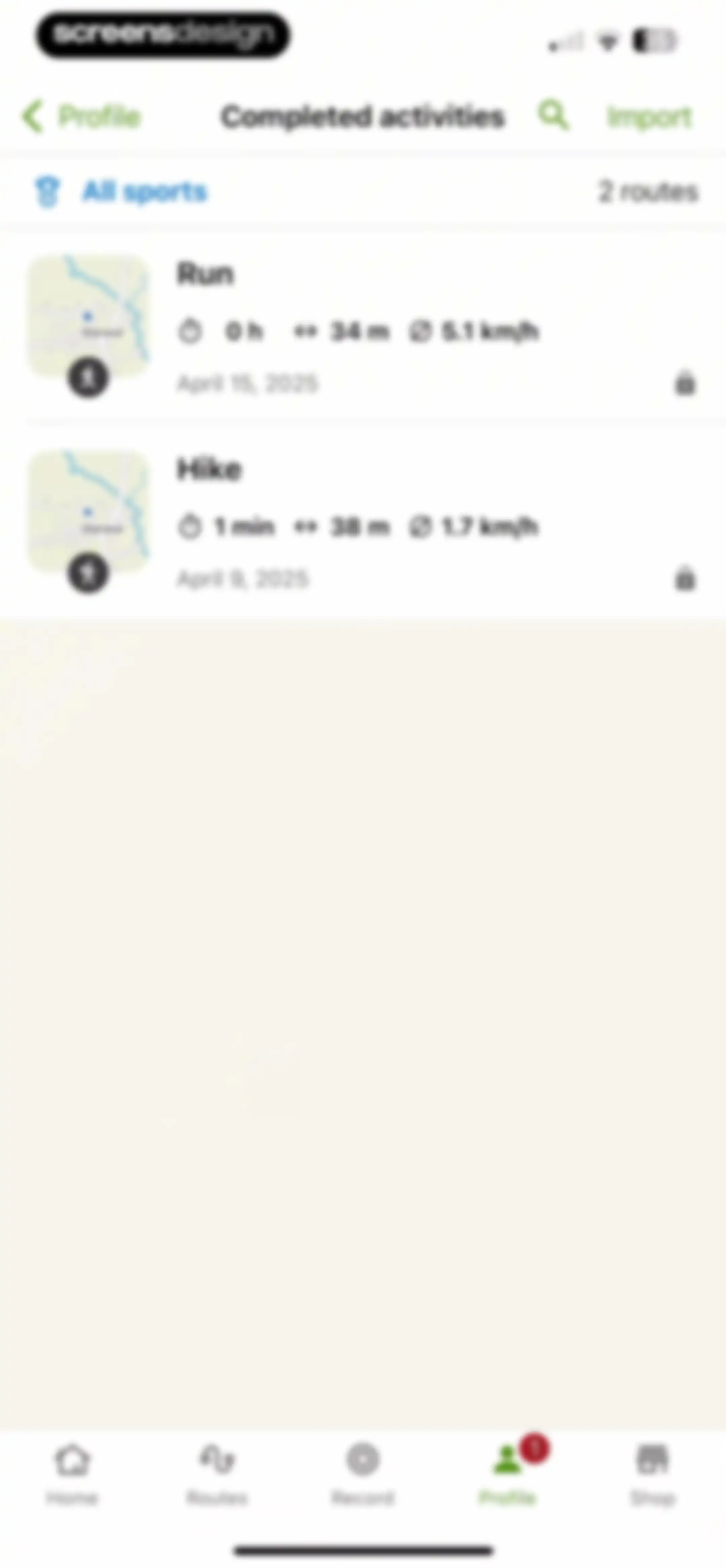 komoot - hike, bike & run screen 156