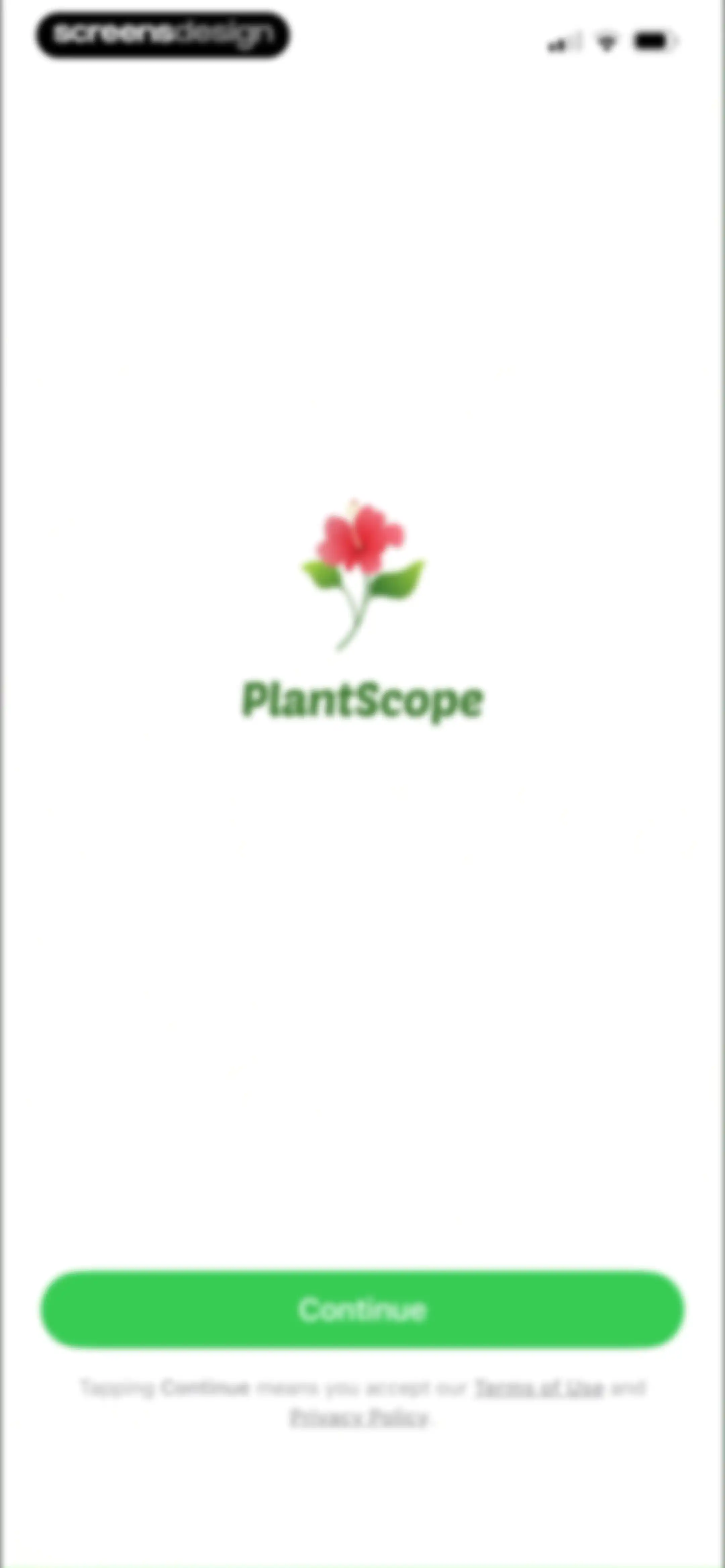 Plant Identifier & Plant Care. screen 1