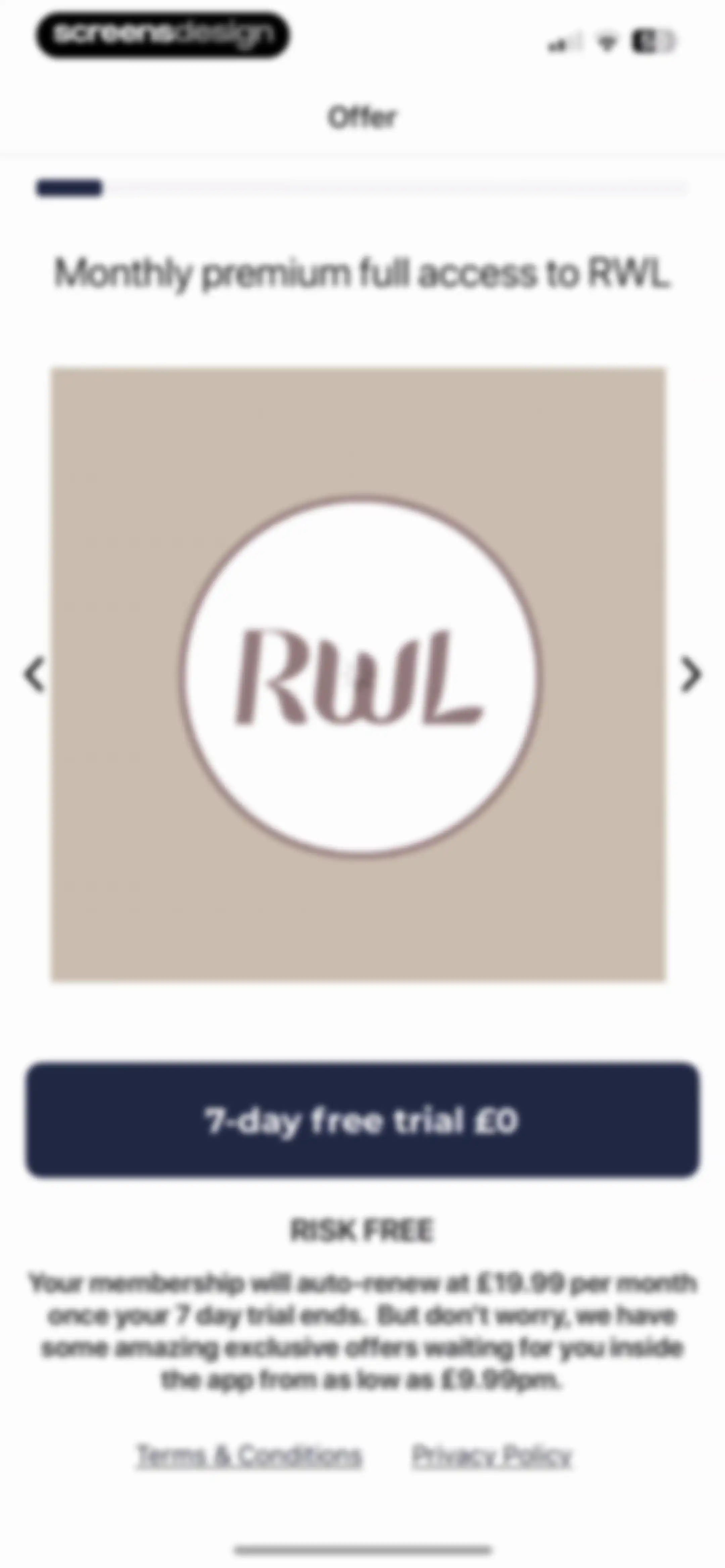 Results Wellness Lifestyle screen 7