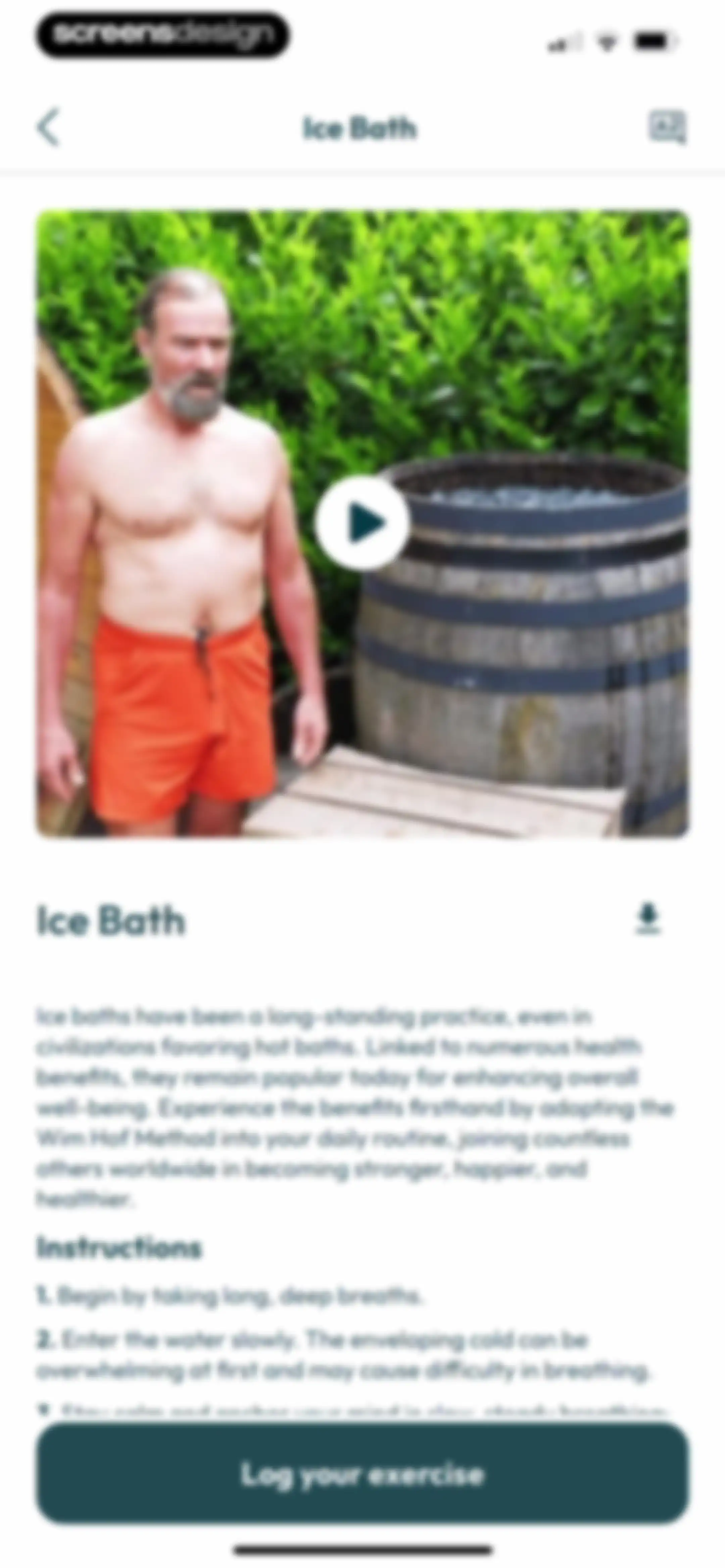 Wim Hof Method: Breathwork screen 77