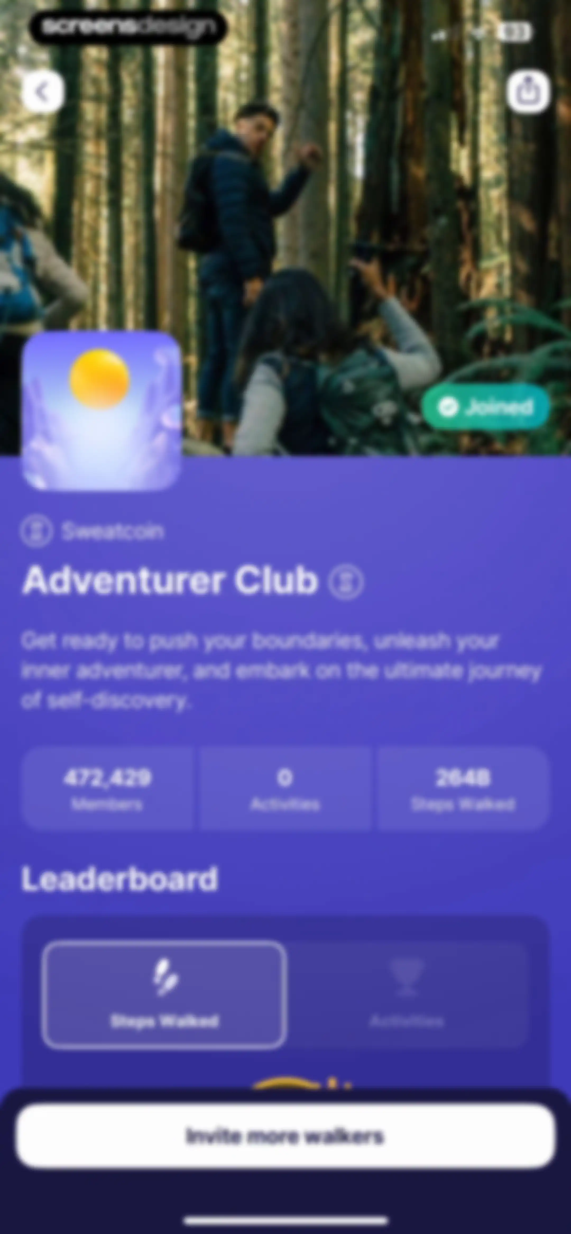 Sweatcoin Walking Step Counter screen 133