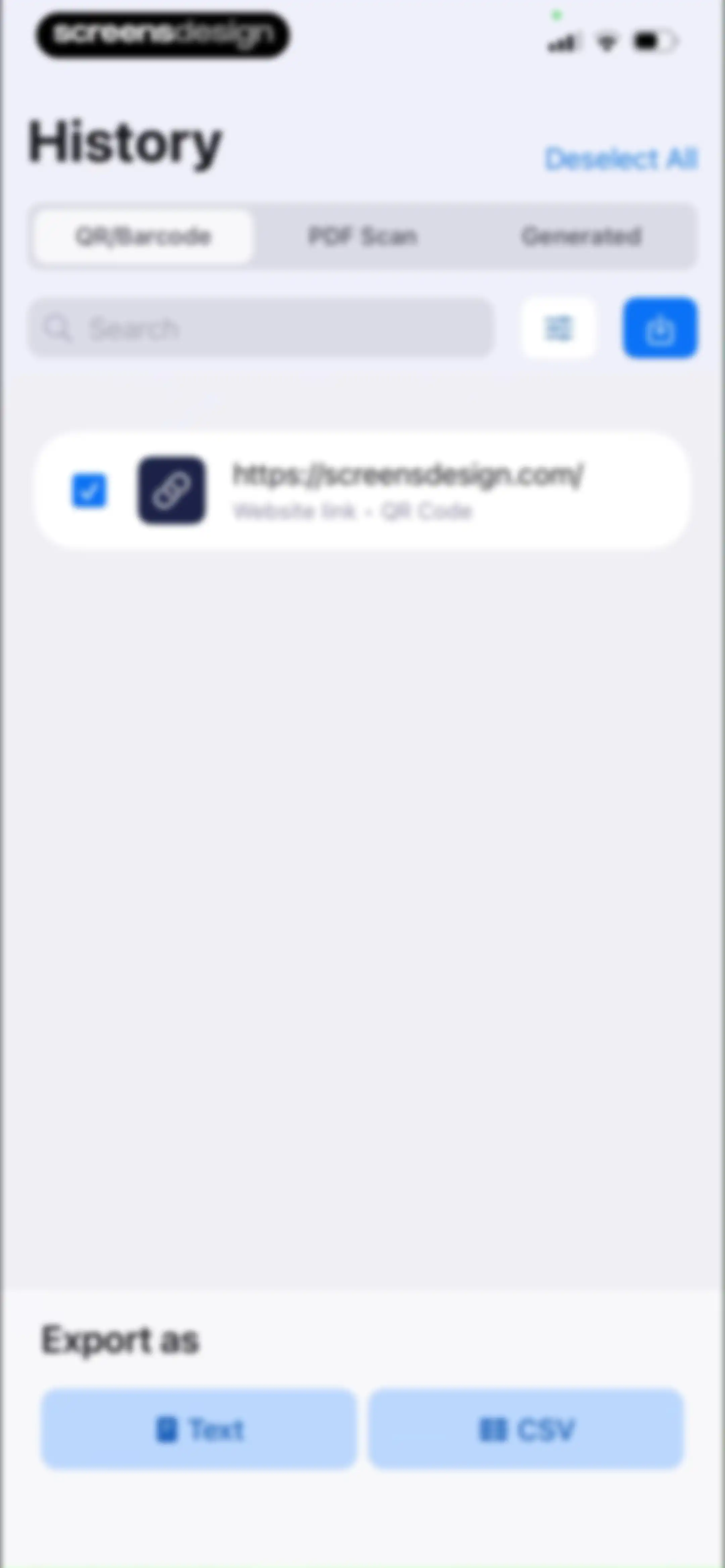 QR Code Reader, Barcode Scan screen 26