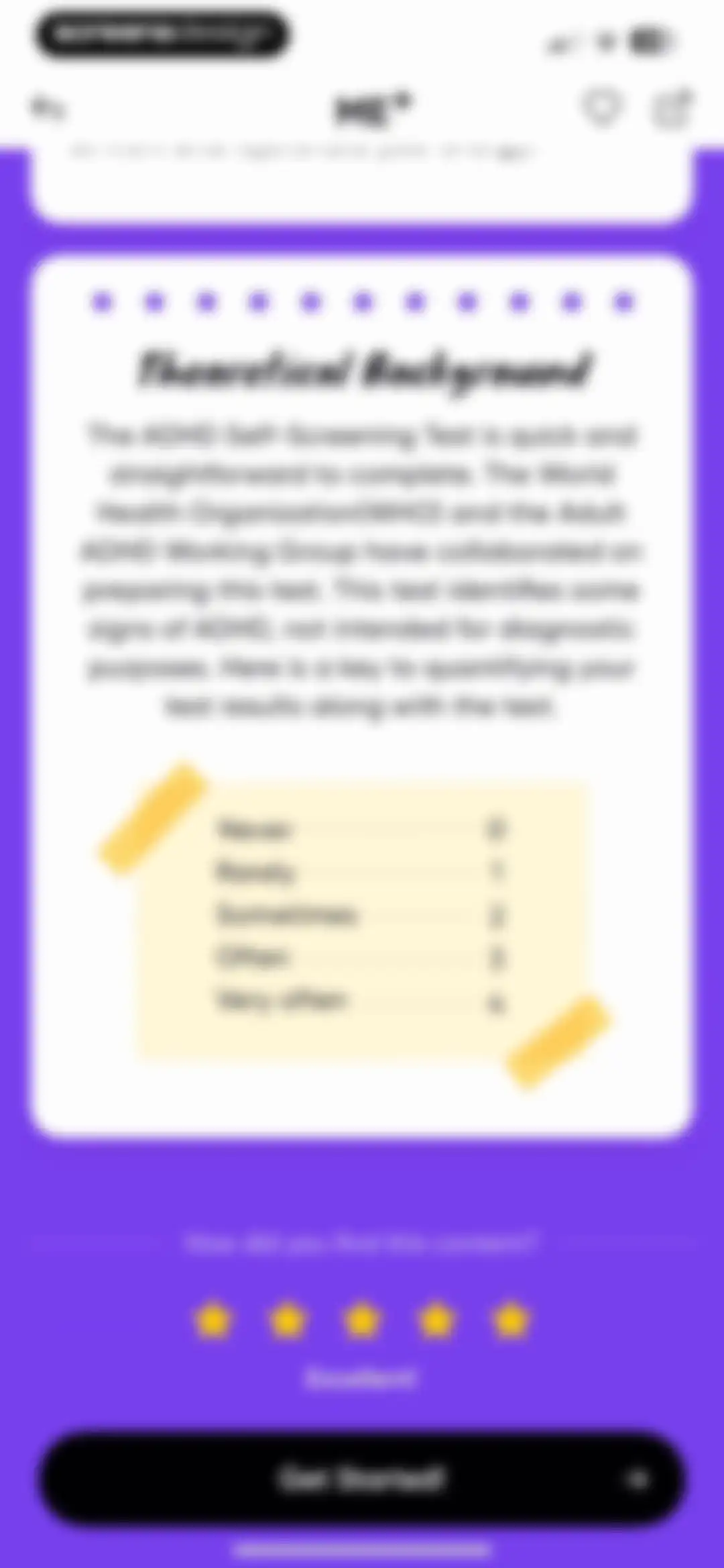 Me+ Lifestyle Routine screen 126