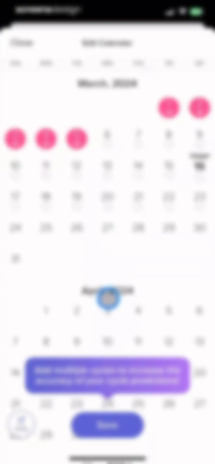 Glow Ovulation & Period App screen 29