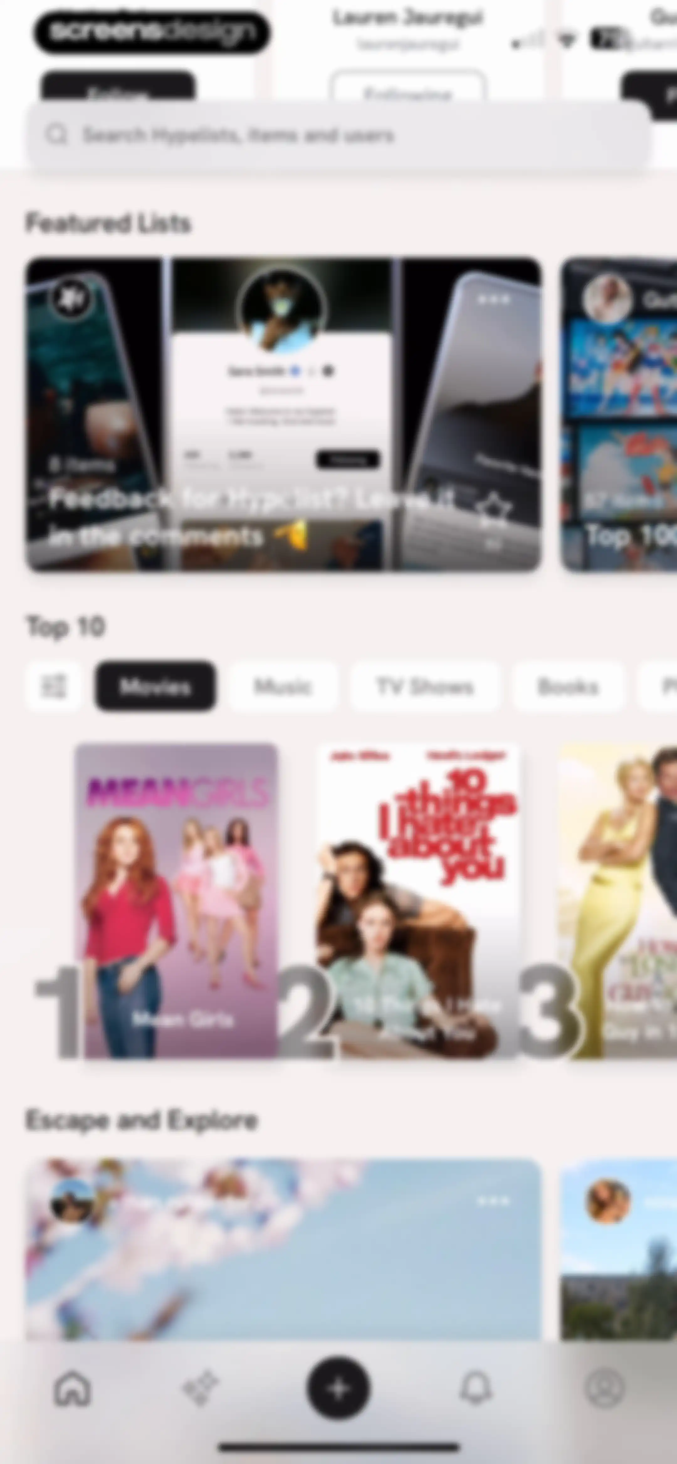 Hypelist: Create & Share Lists screen 73