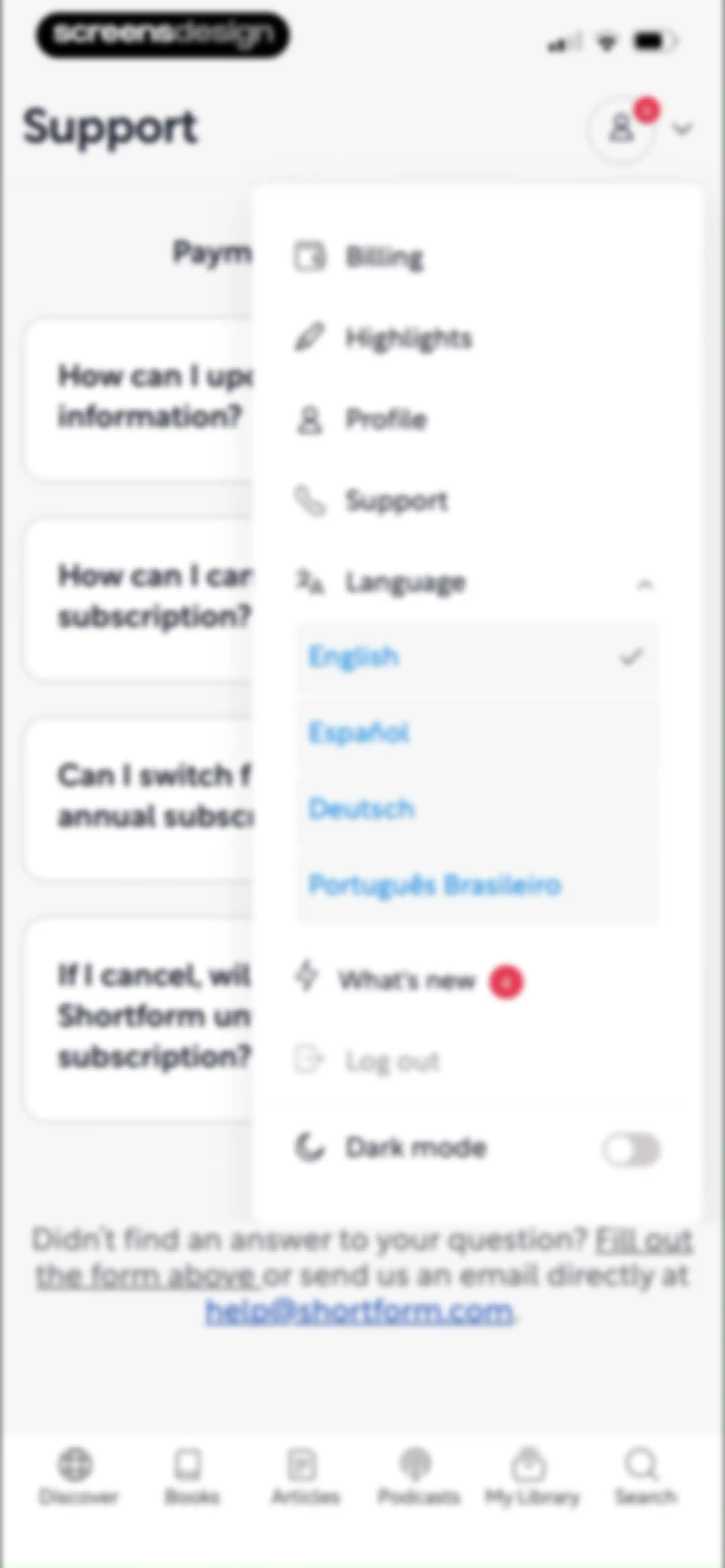 Shortform Daily Book Summaries screen 147