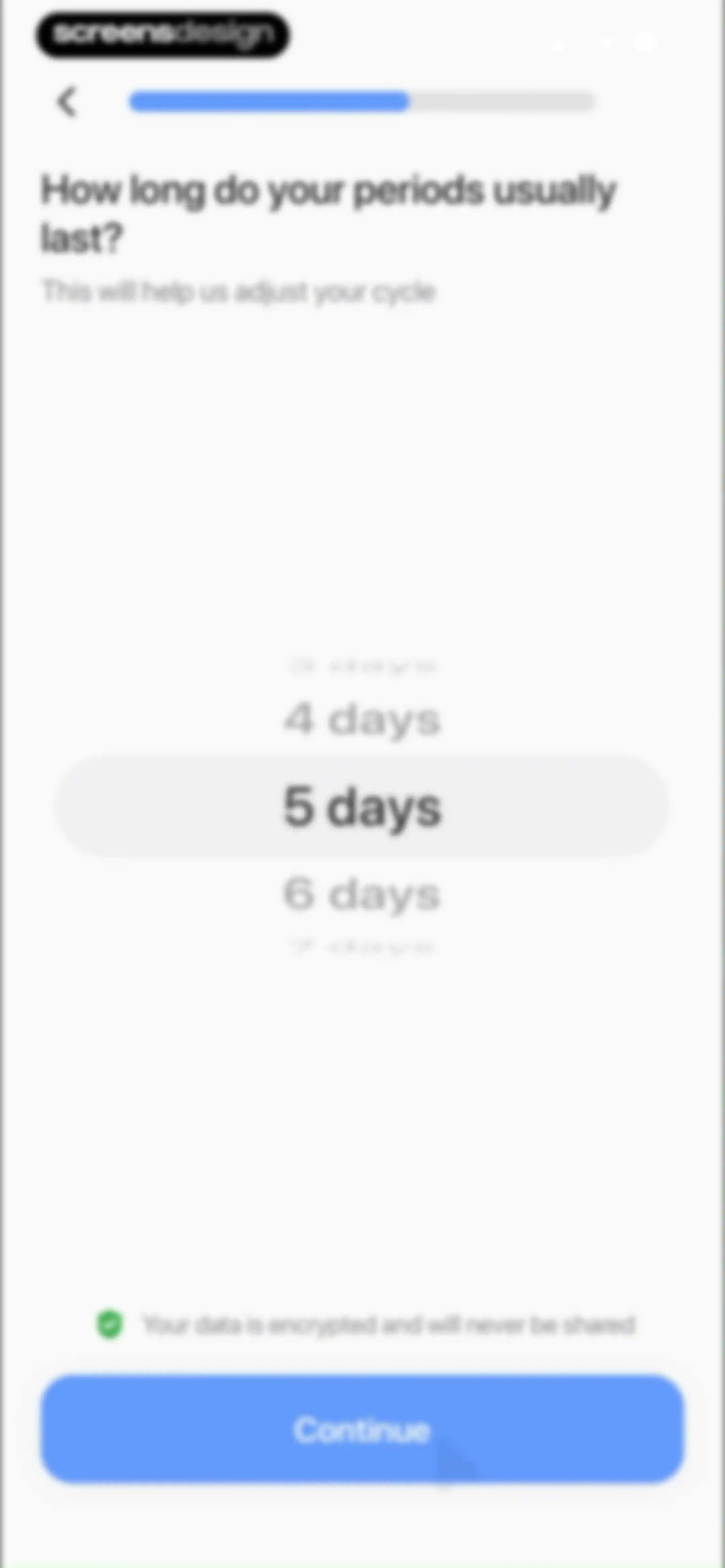 Harmony: Cycle Syncing, Period screen 22
