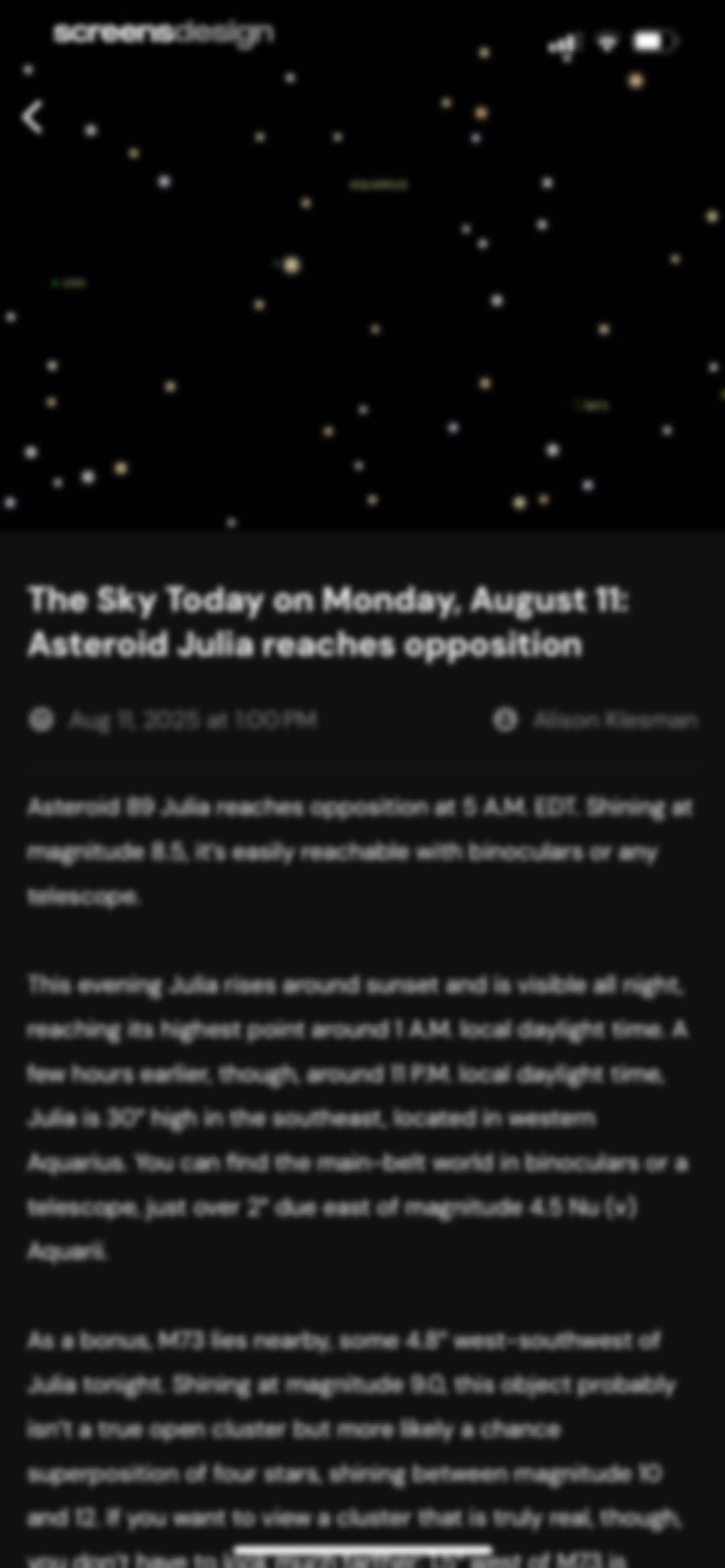 Star Gazer - Live Sky View Map screen 77