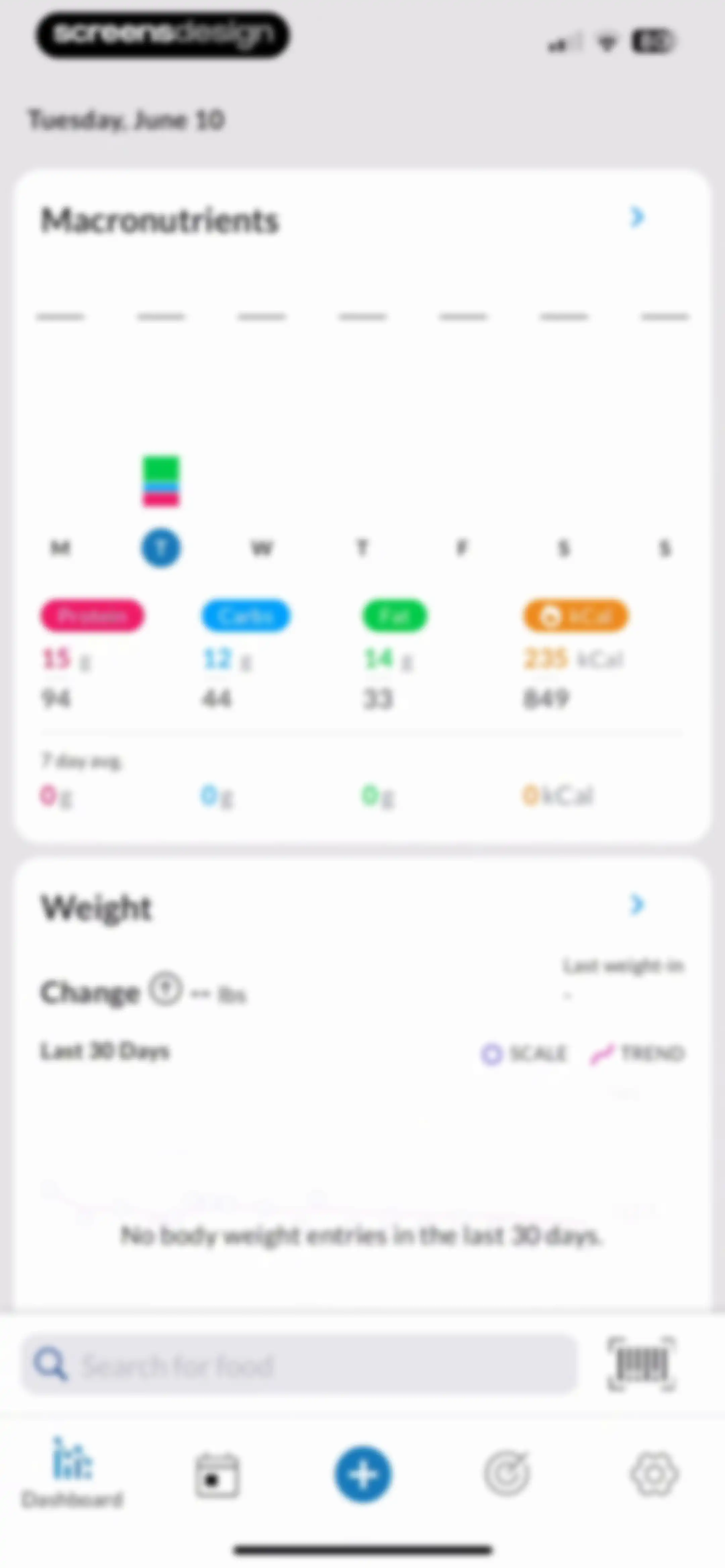 MacrosFirst - Macro Tracker screen 41