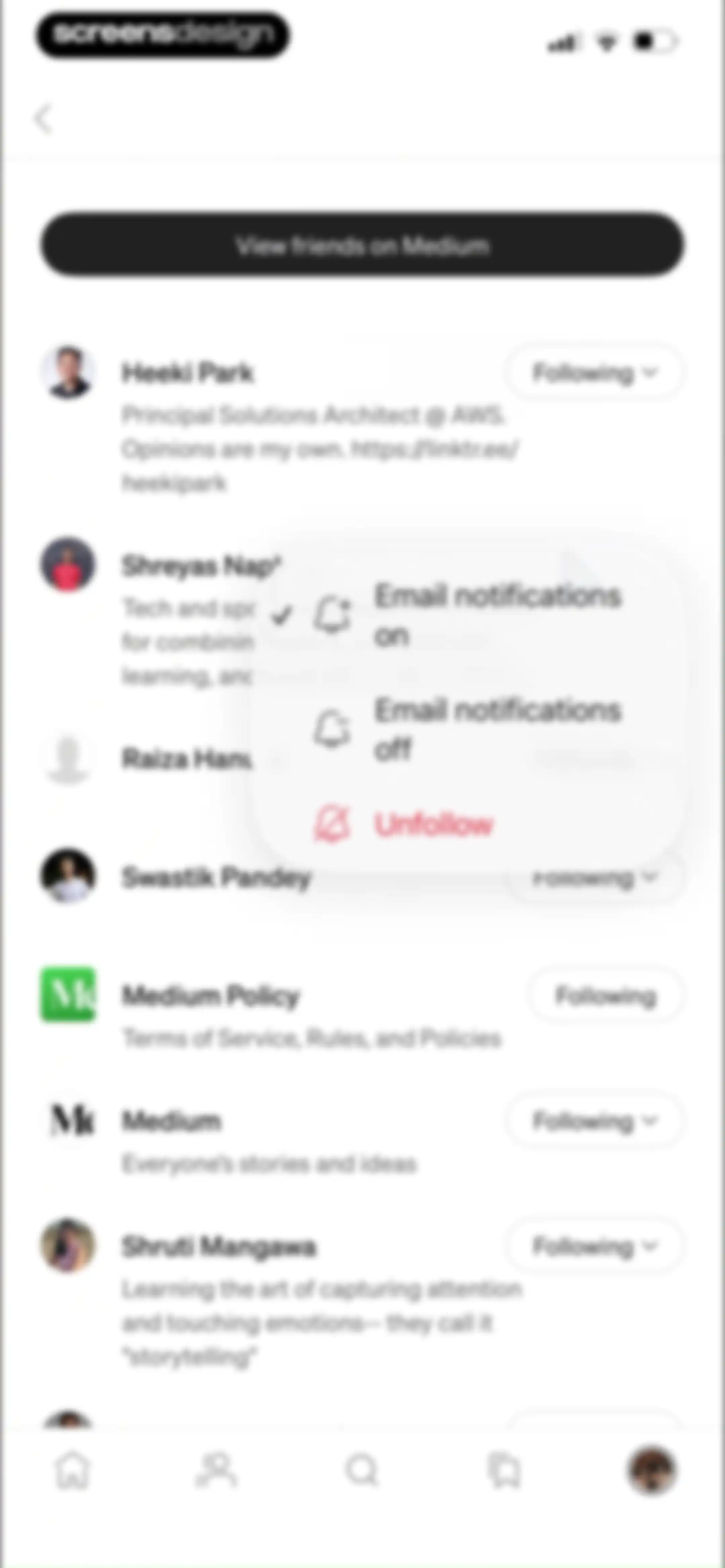 Medium: Read & Write Stories screen 118