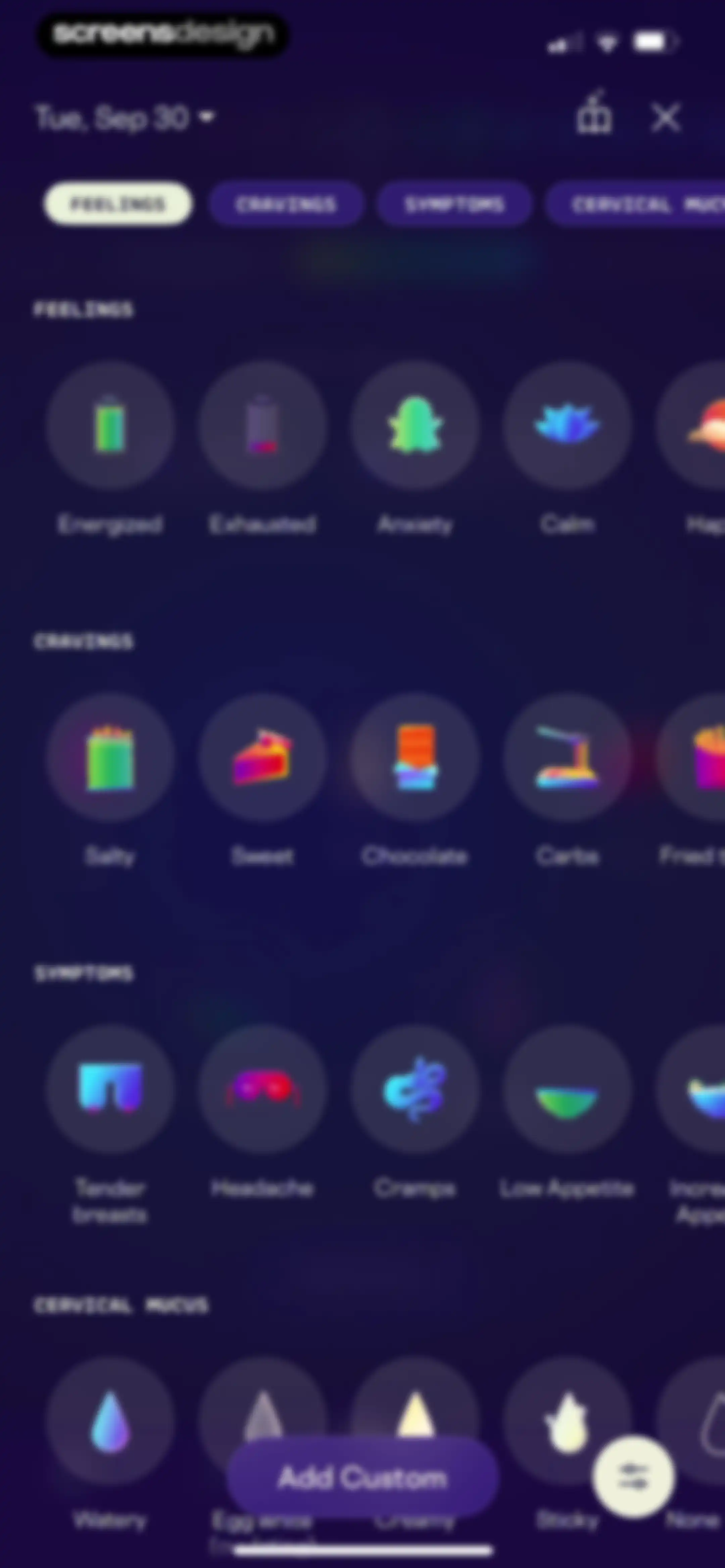 Stardust Period Tracker screen 67