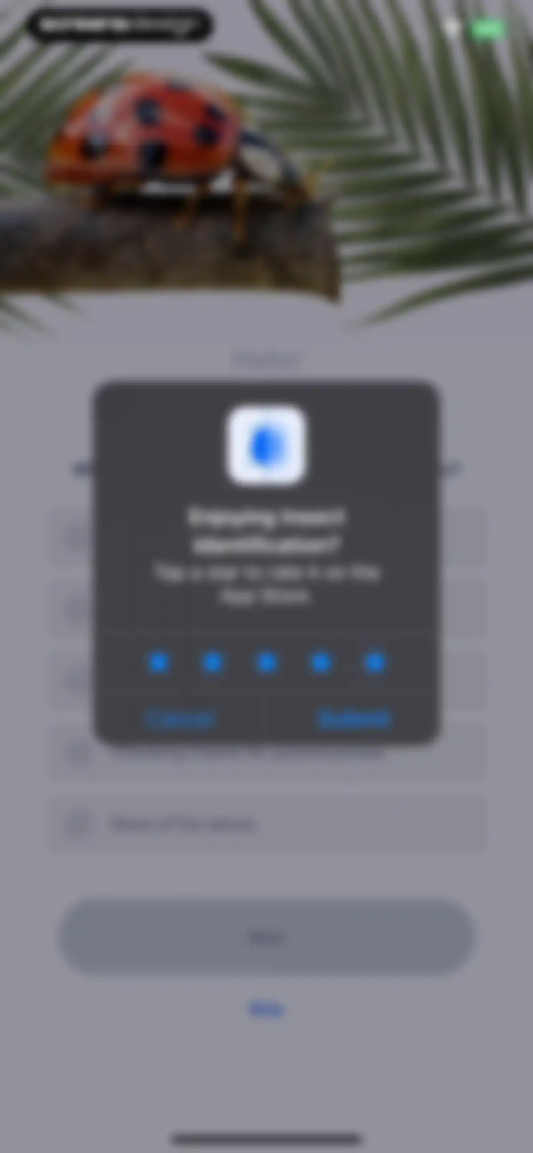 Bug Identifier: AI Insect id screen 3
