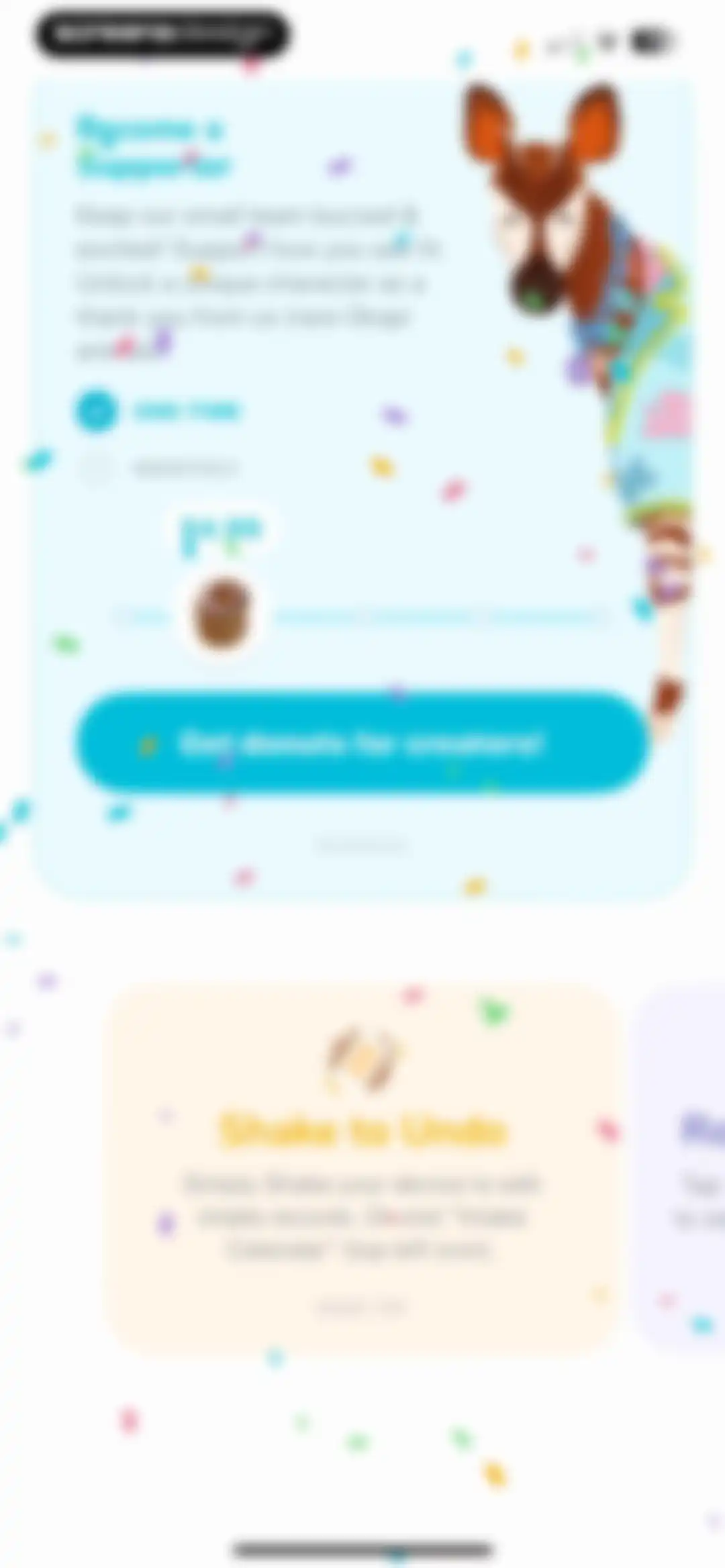 Water tracker Waterllama screen 74