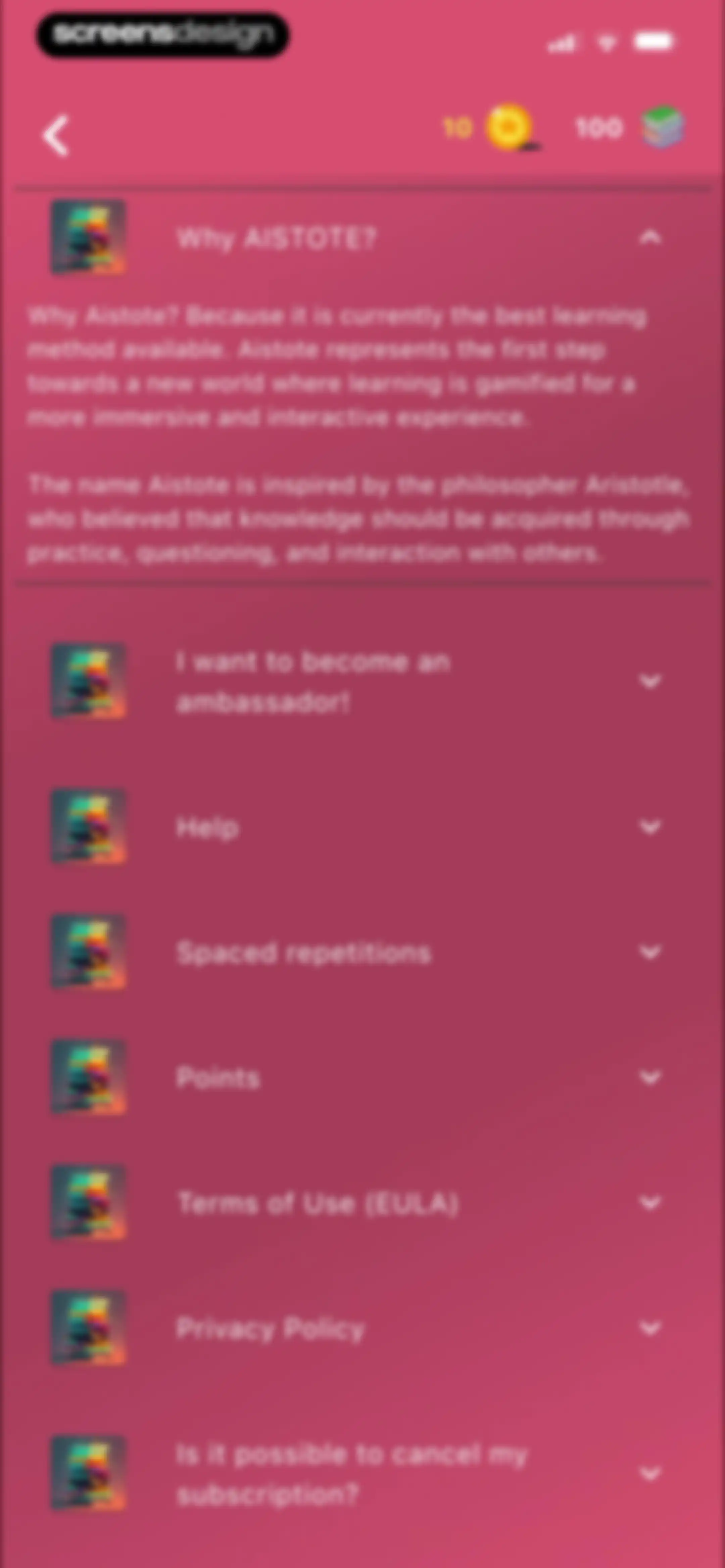 Aistote : AI QUIZ screen 71