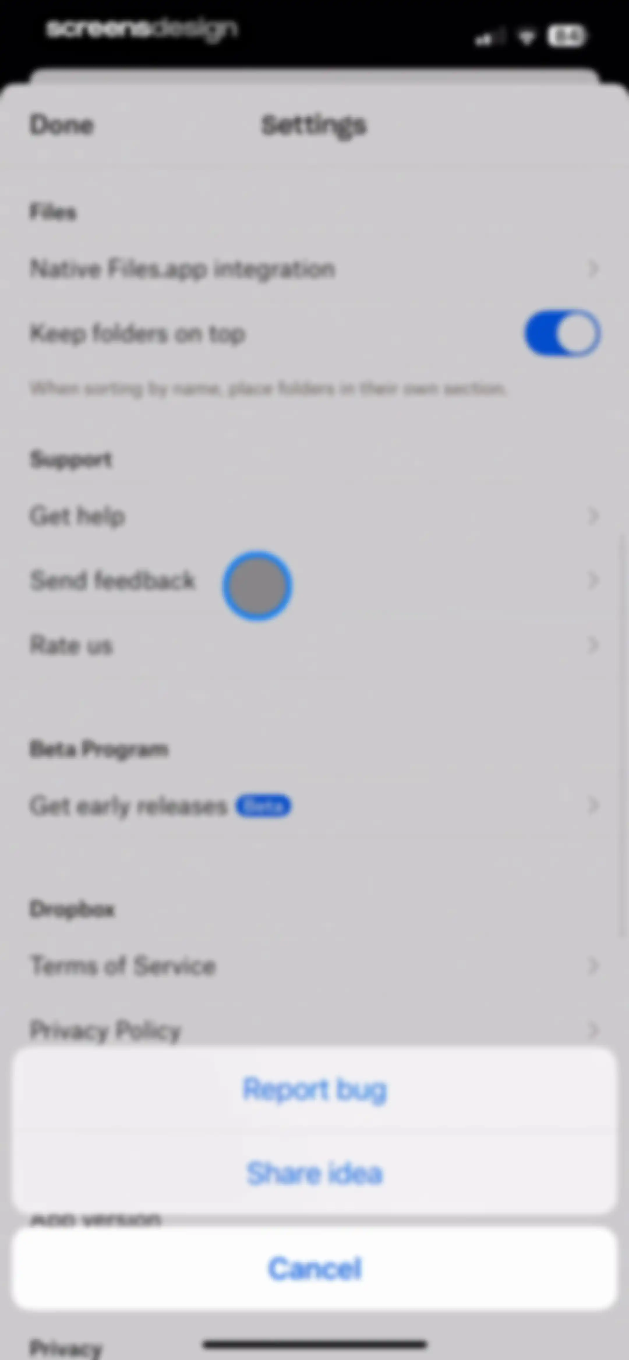 Dropbox: Cloud Storage Backup screen 149