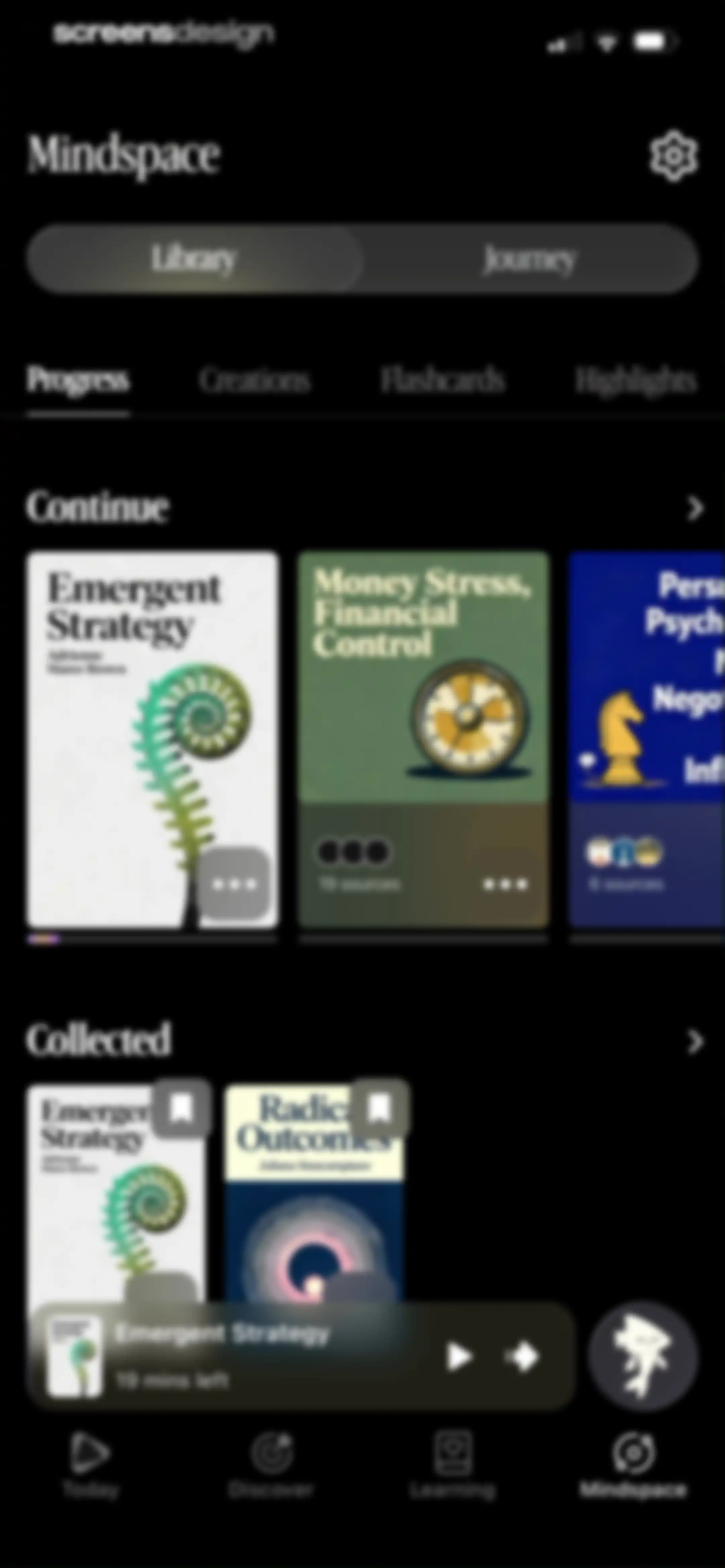 BeFreed: Personalized Learning screen 119