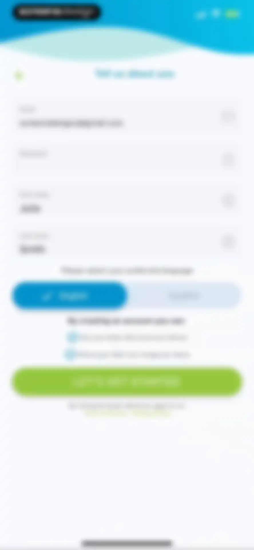BabySparks - Development App screen 13